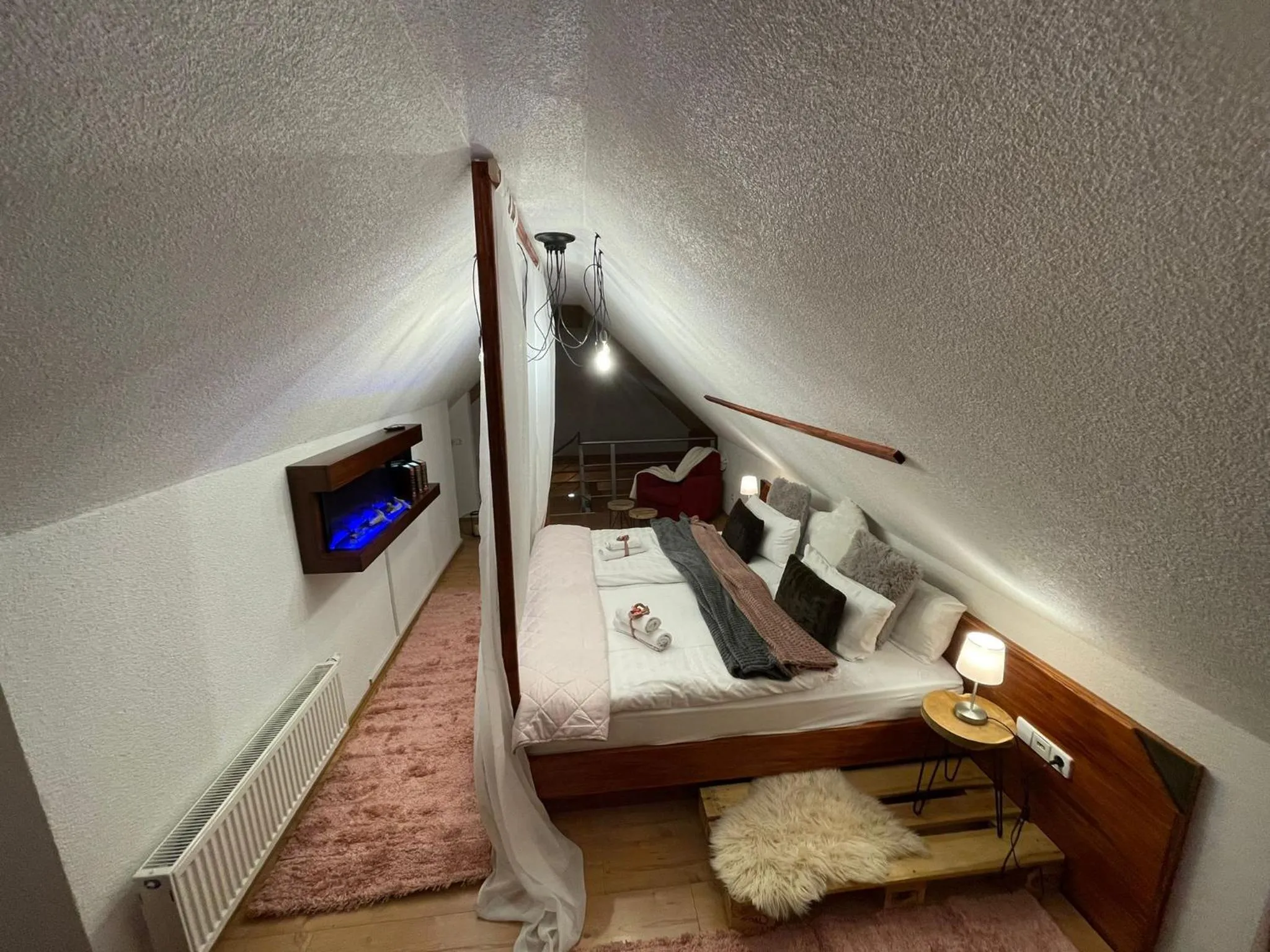 Bedroom, Bed in Berghotel Drei Brüder Höhe