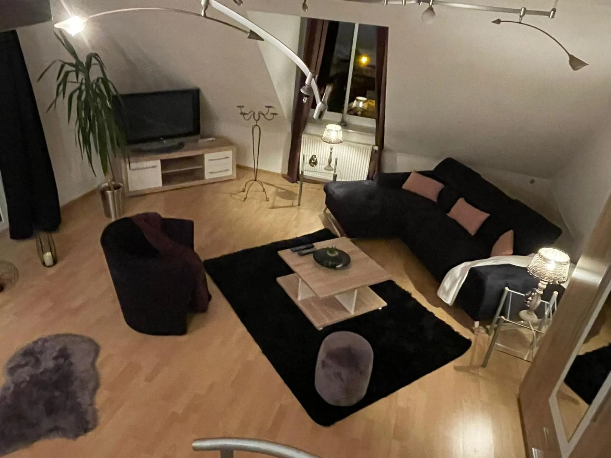 Communal lounge/ TV room in Berghotel Drei Brüder Höhe