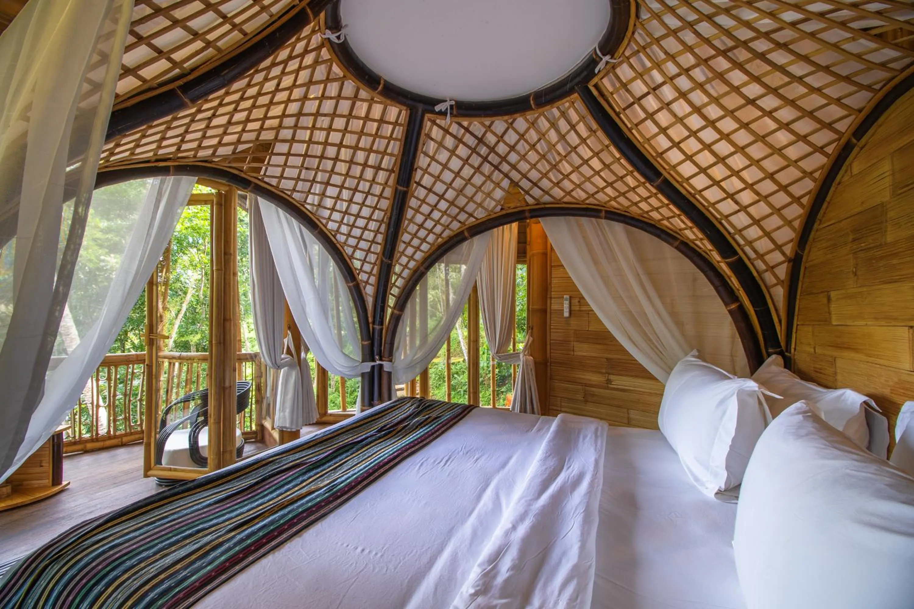 Bedroom, Bed in Asep Gumi Retreat - Soul of Nature in Tabanan