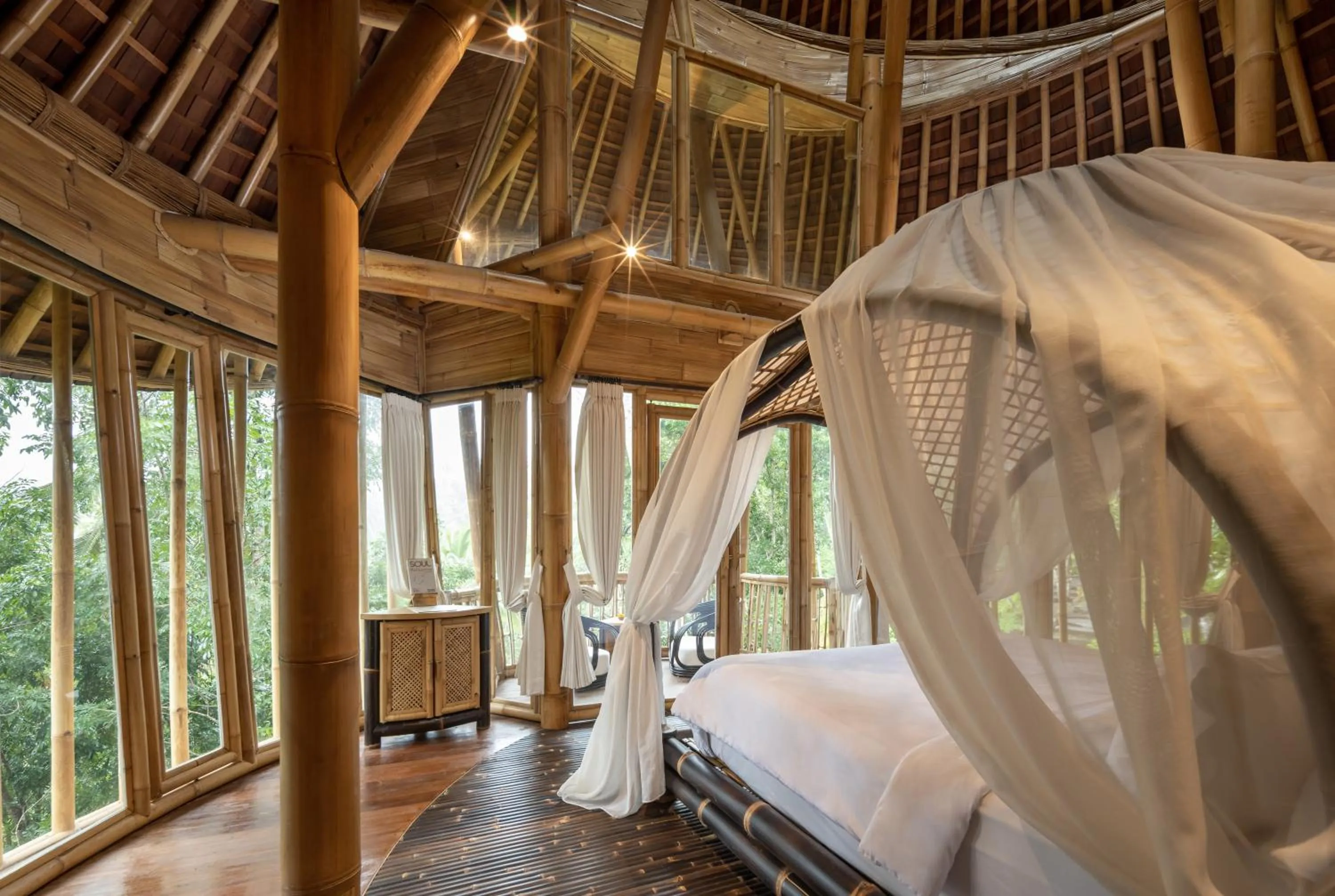 Bedroom, Bed in Asep Gumi Retreat - Soul of Nature in Tabanan