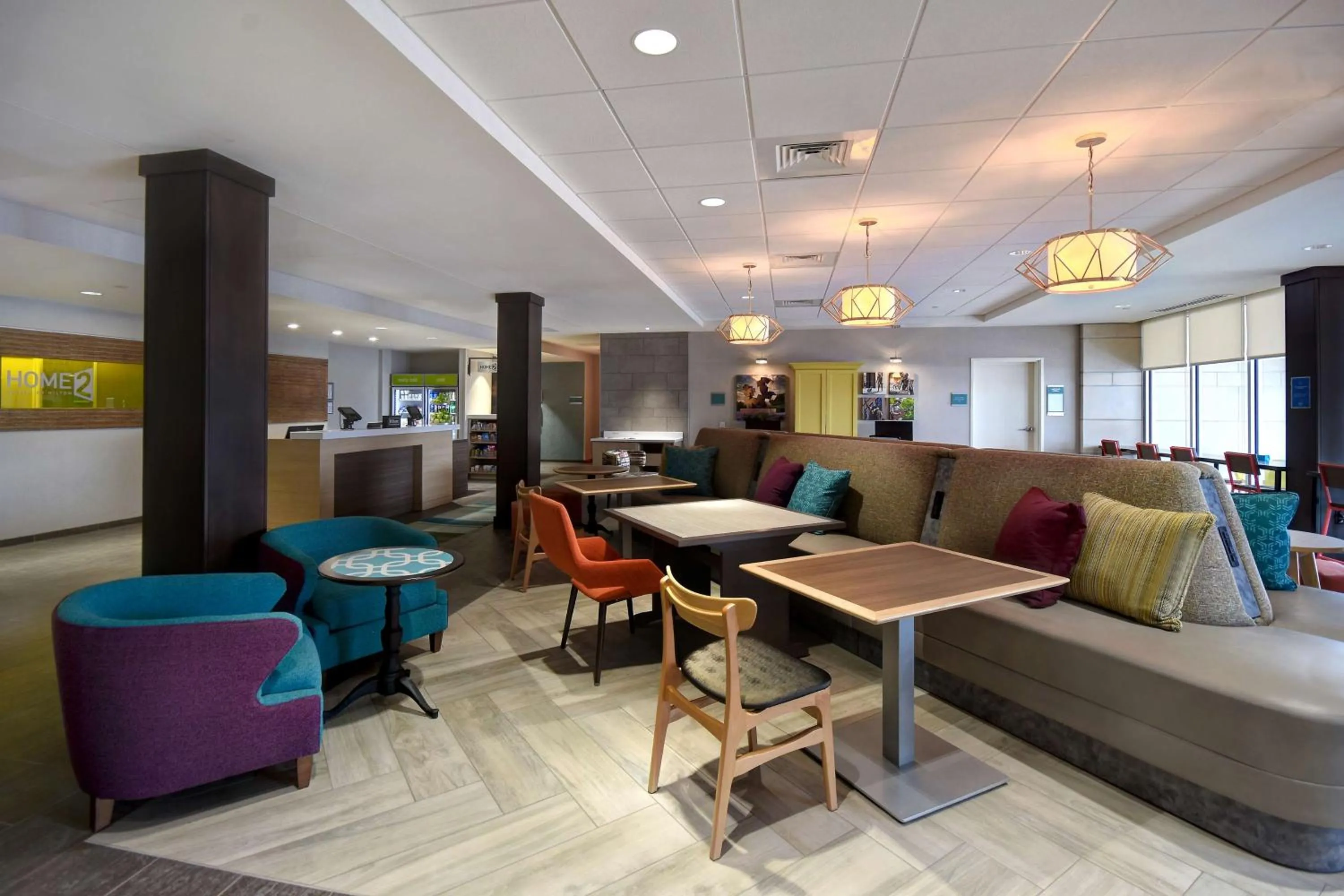 Lobby or reception in Home2 Suites Wichita Downtown Delano, Ks