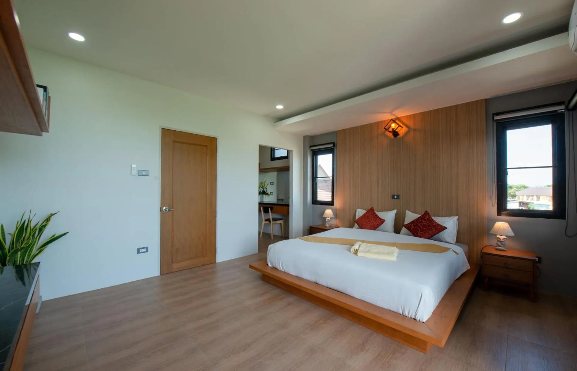 Bedroom, Bed in Areya Villa