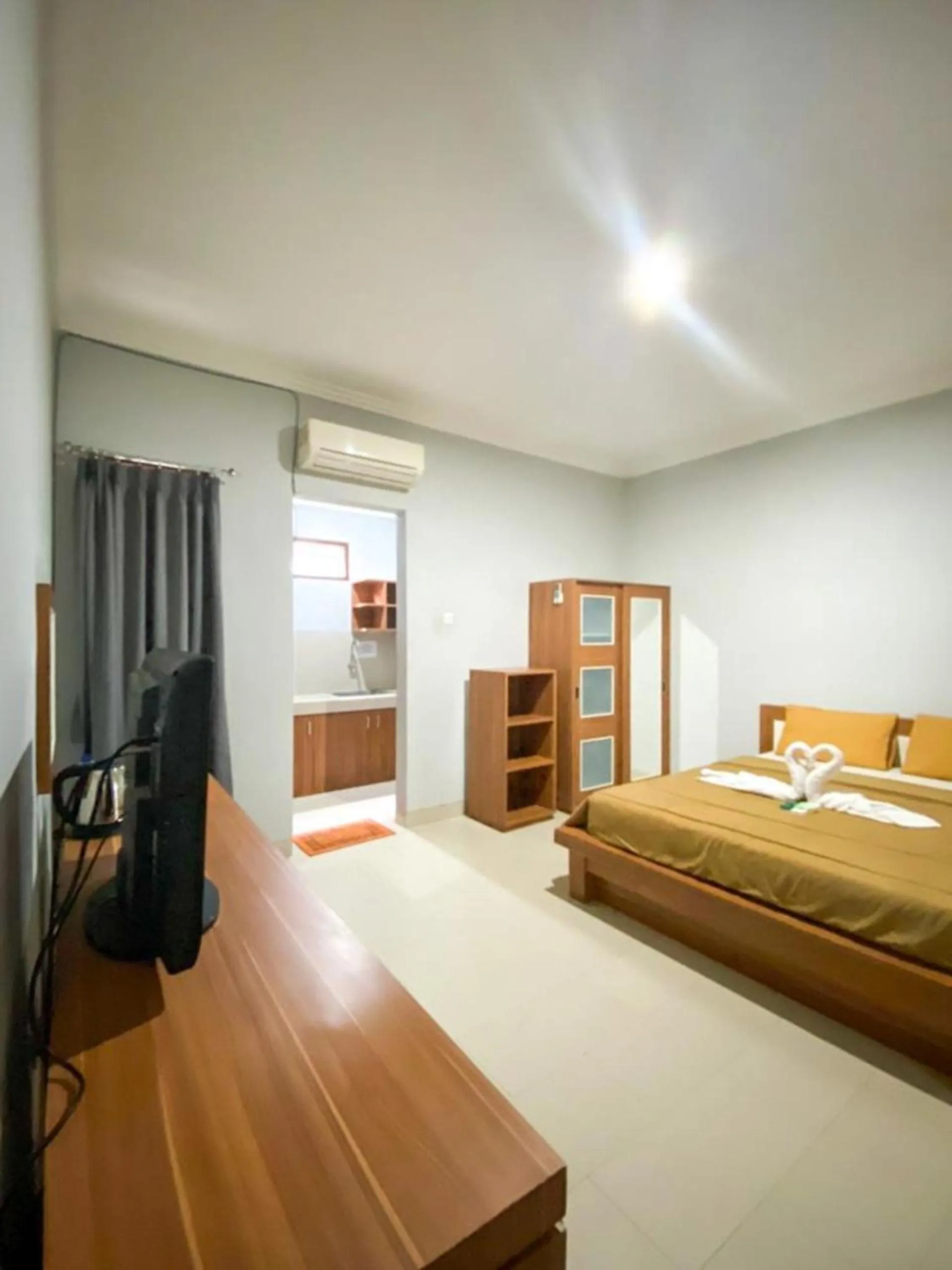 Bed in Prada Apartment