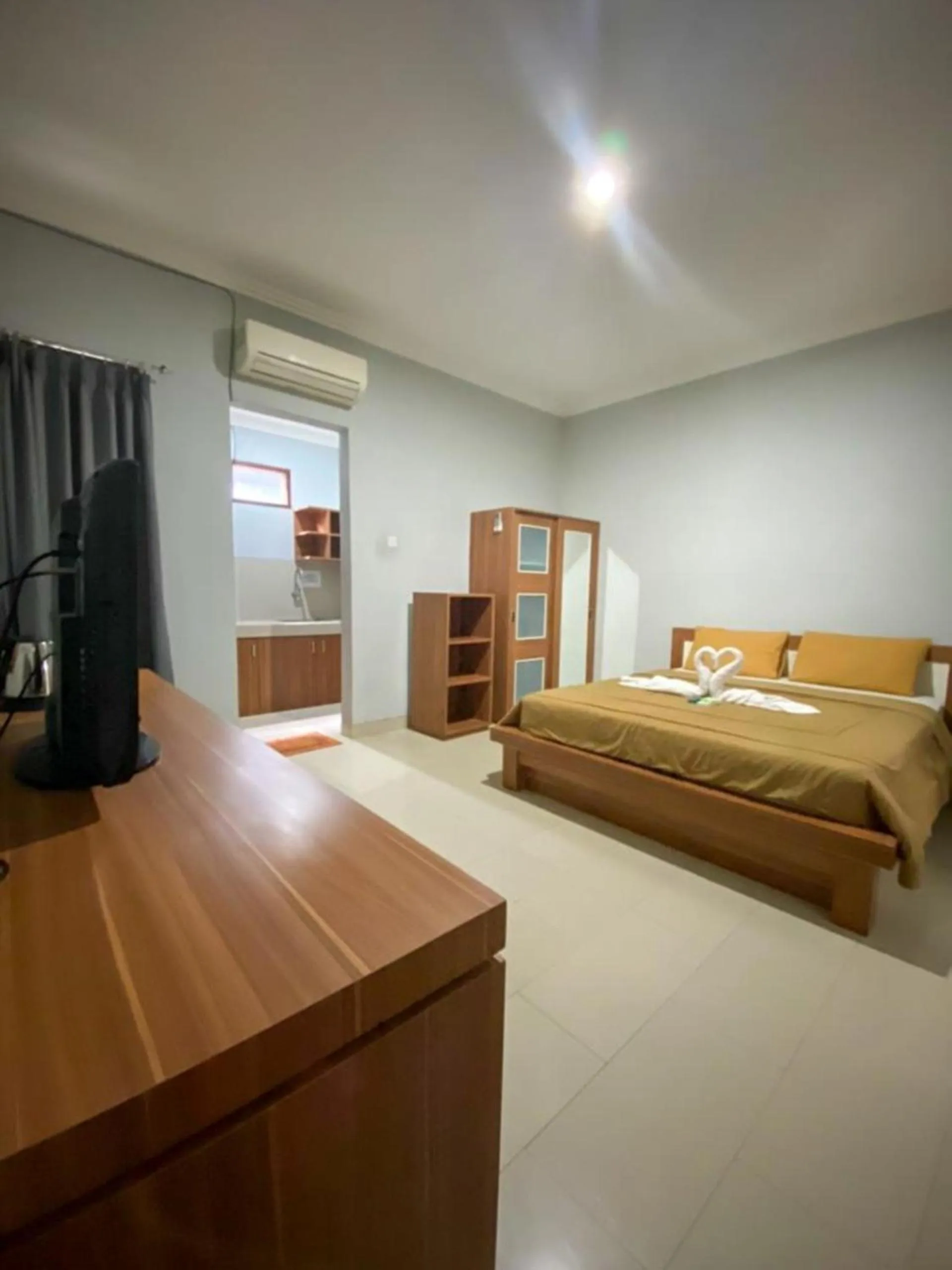 Bed in Prada Apartment