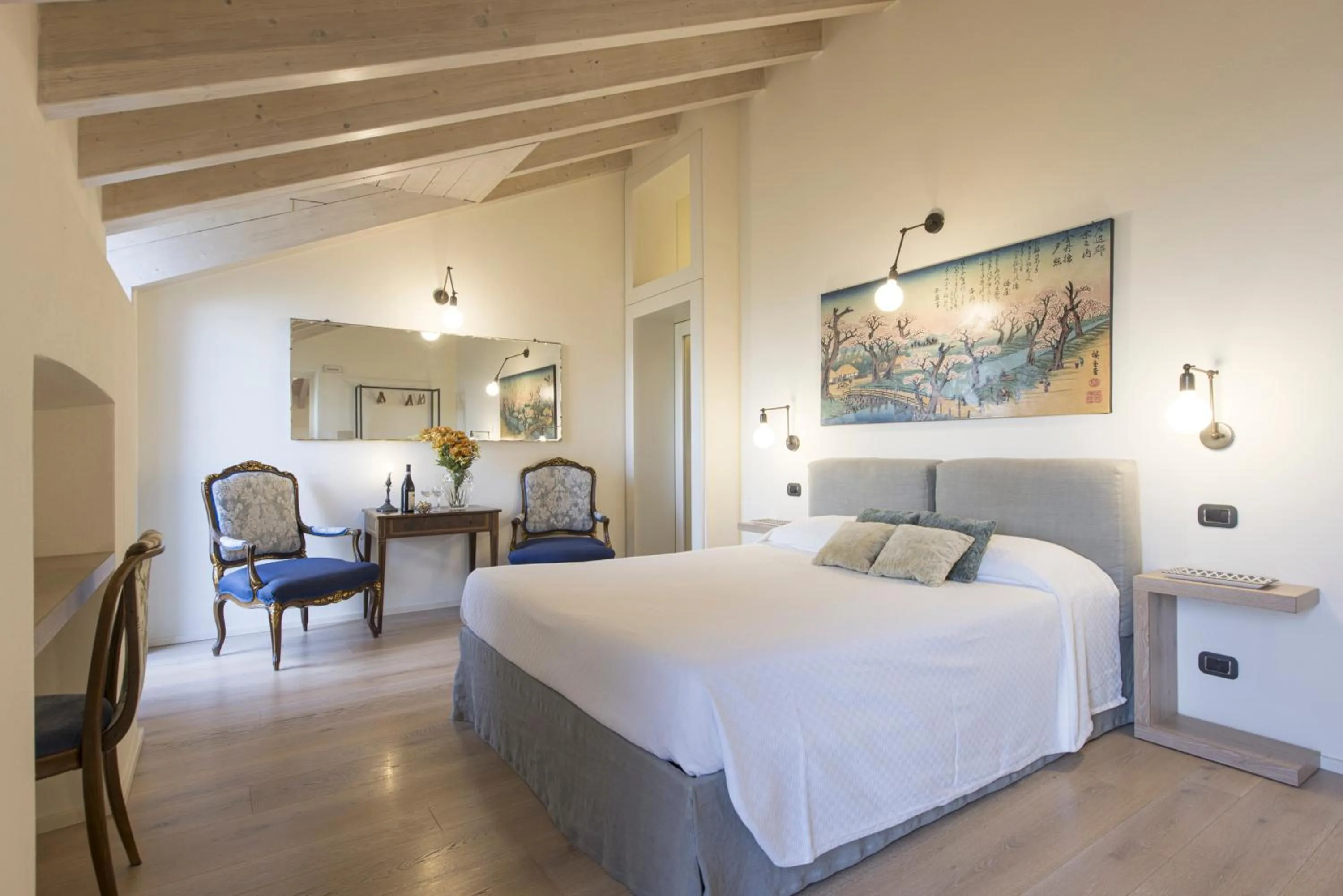 Bed in Villa Trisano