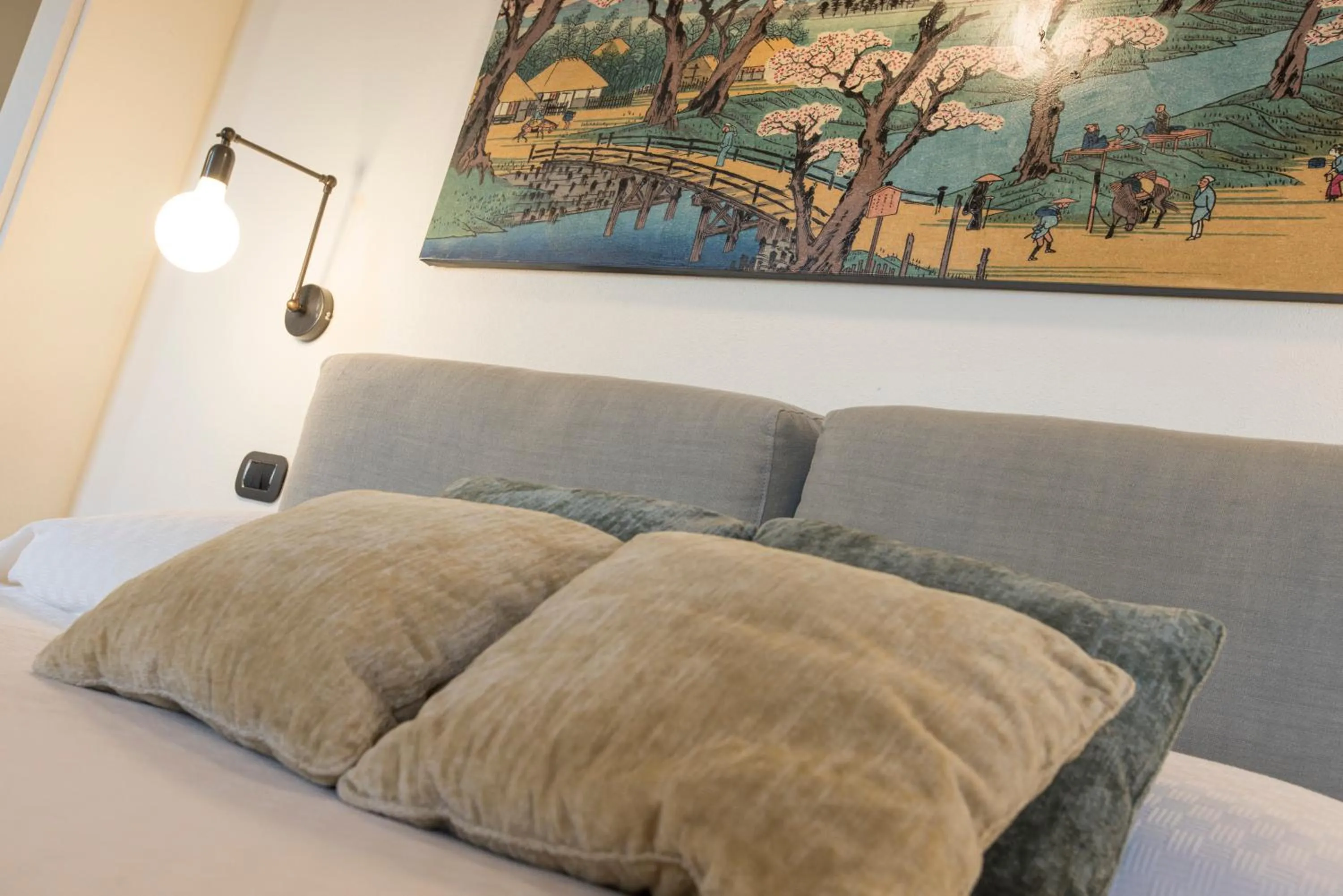 Bed in Villa Trisano