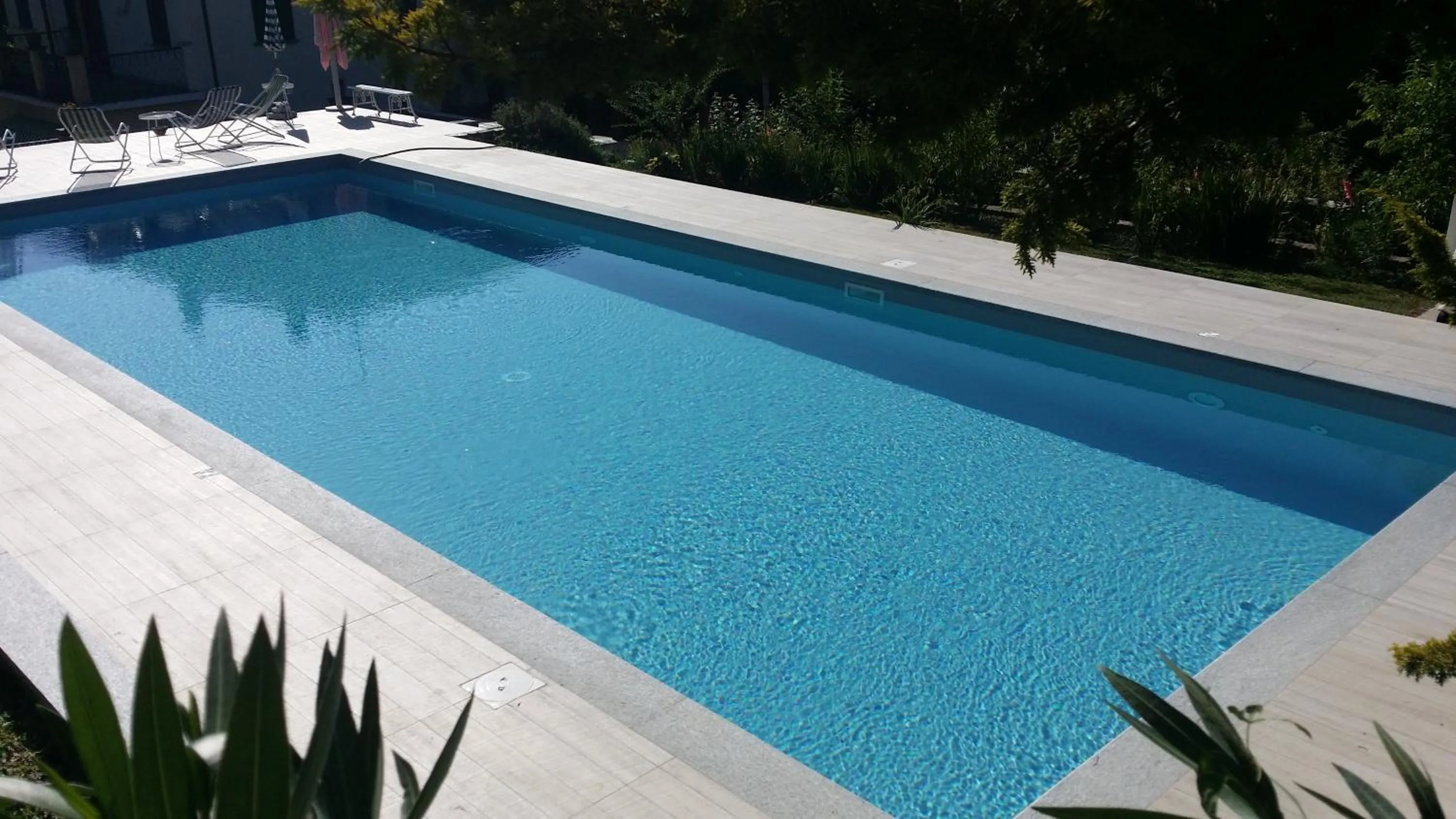 Pool view in Villa Trisano