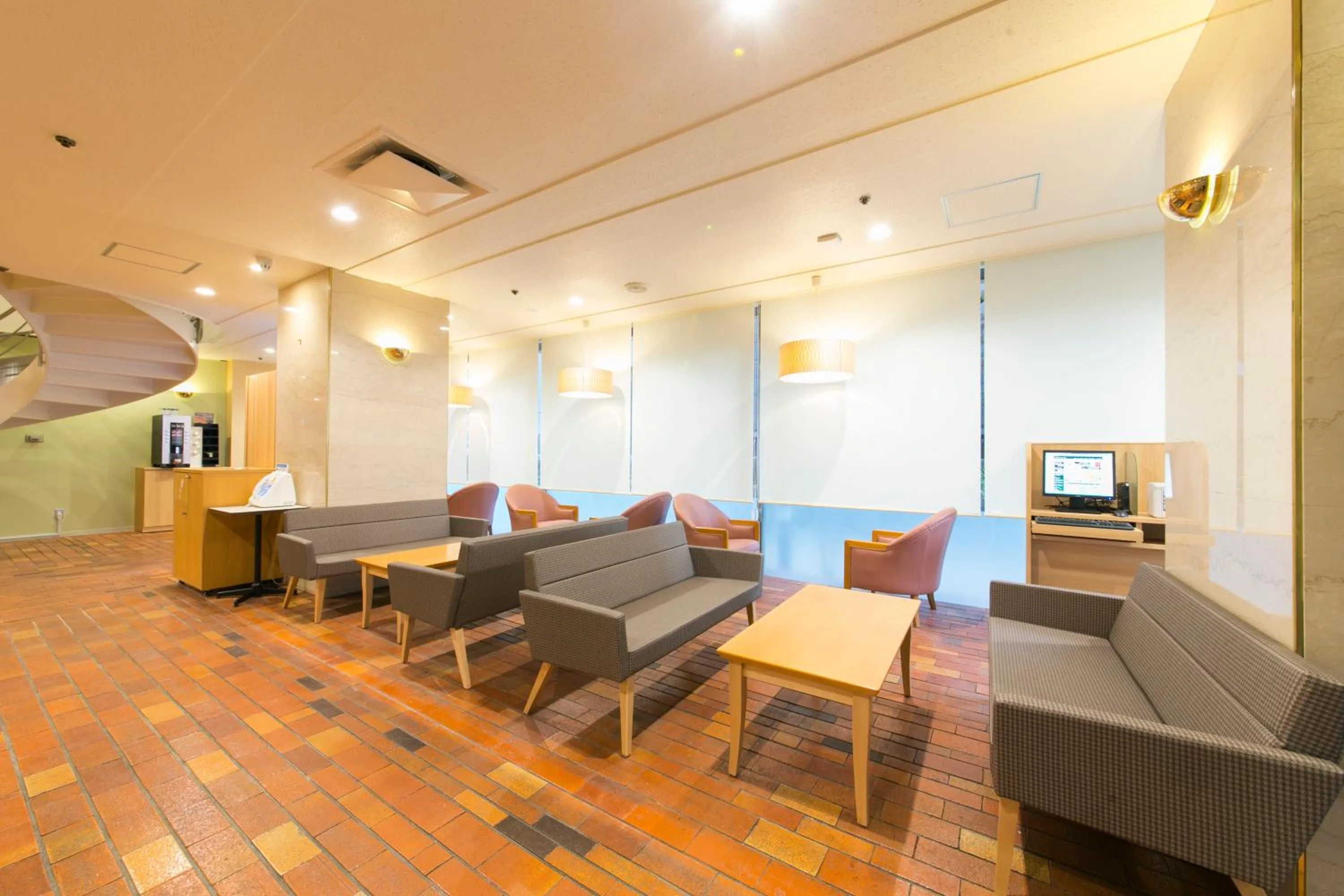Lobby or reception in Hotel S-Plus Hiroshima Peace Park