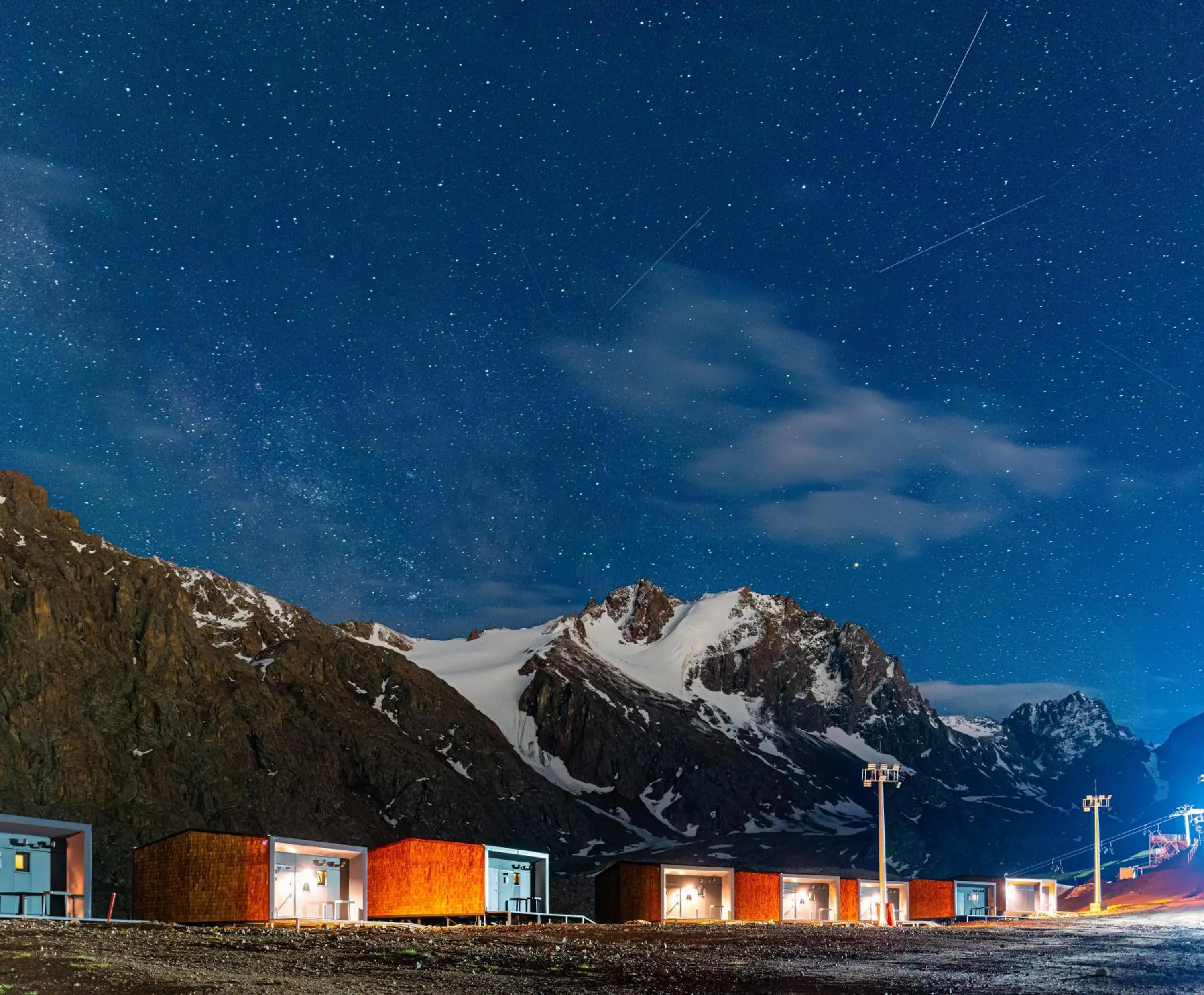 Property building in Tenir Eco Hotel, Shymbulak Mountain Resort