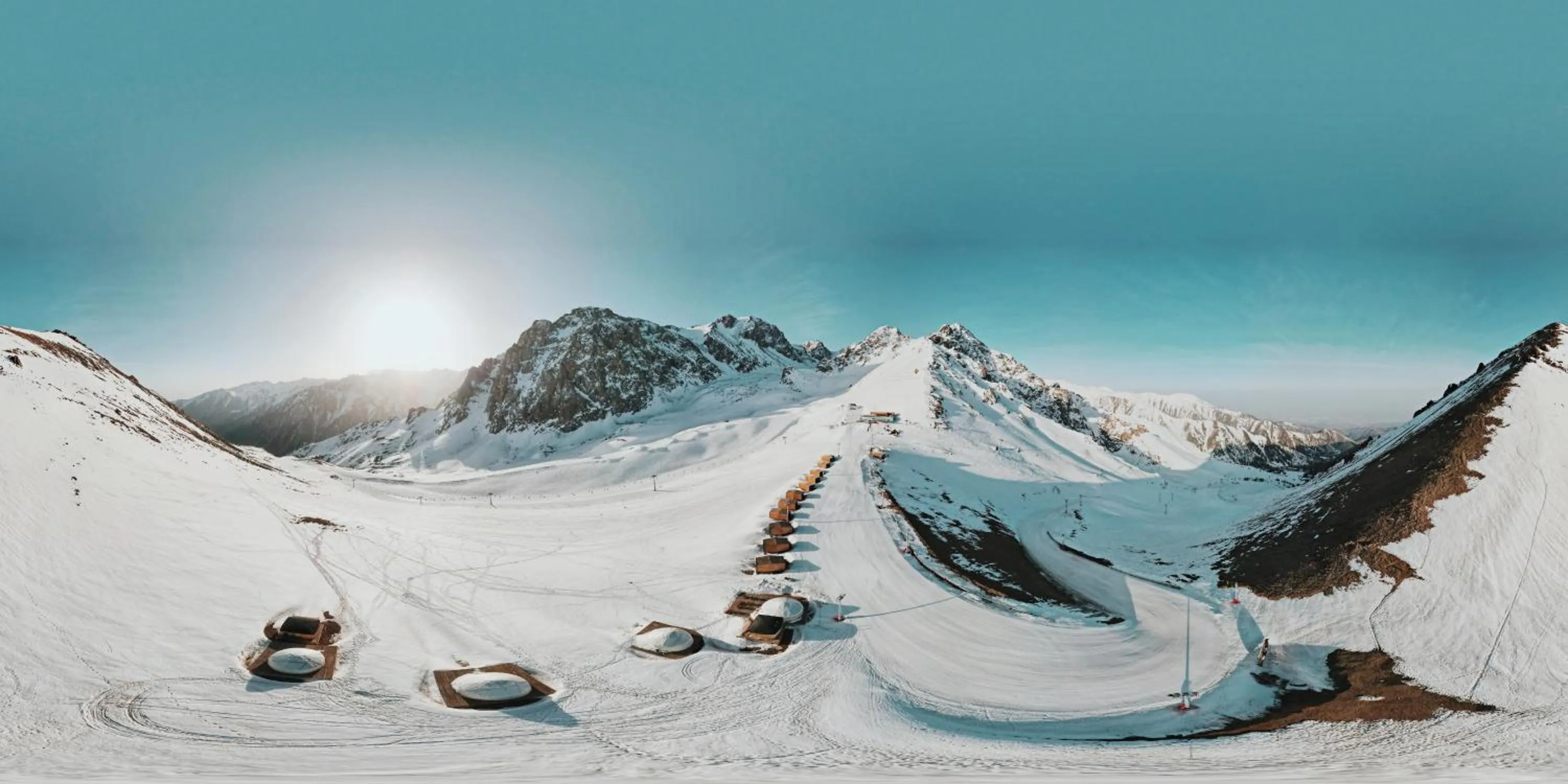 Natural landscape in Tenir Eco Hotel, Shymbulak Mountain Resort