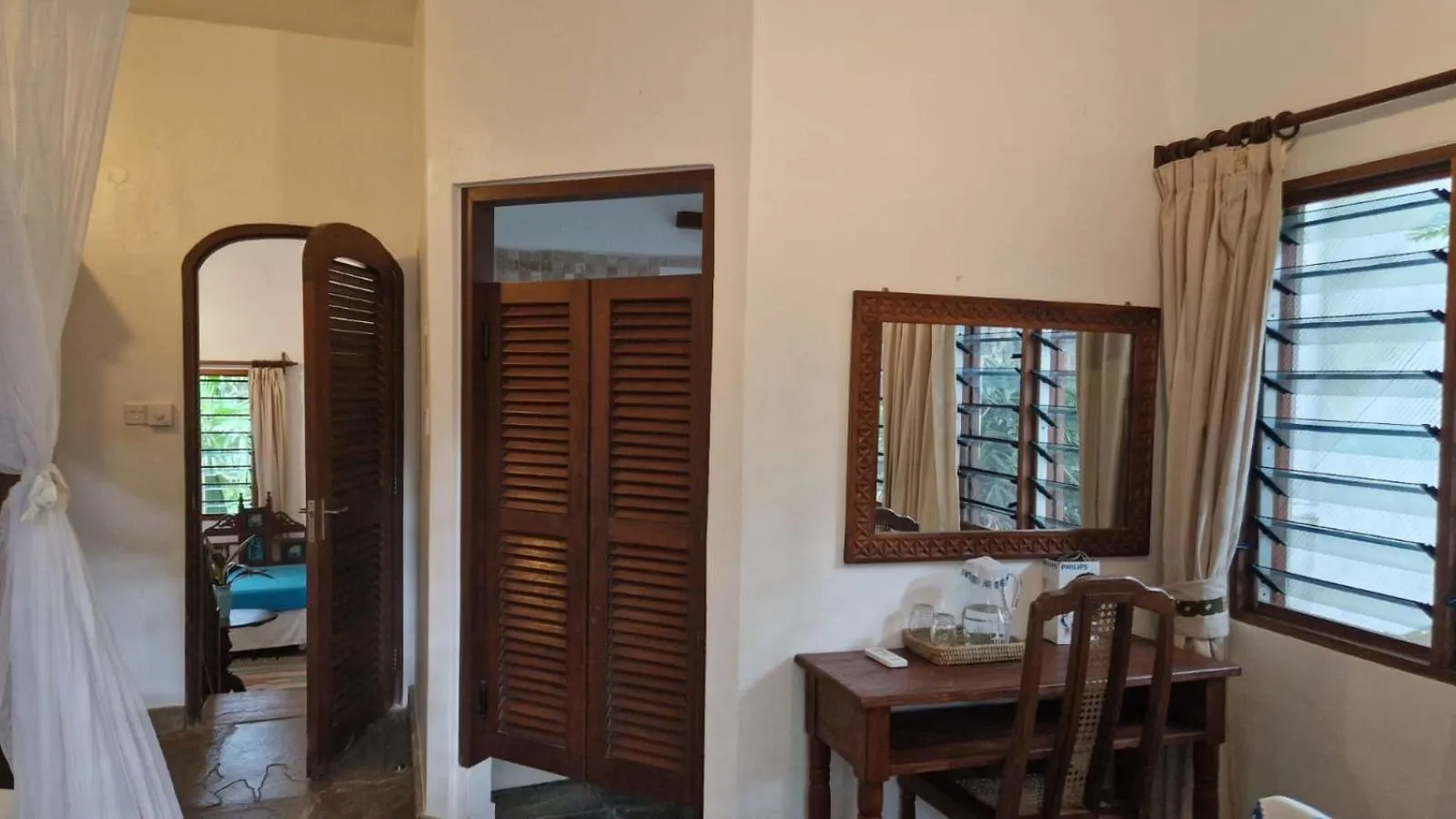 Seating area in Asha Boutique Hotel