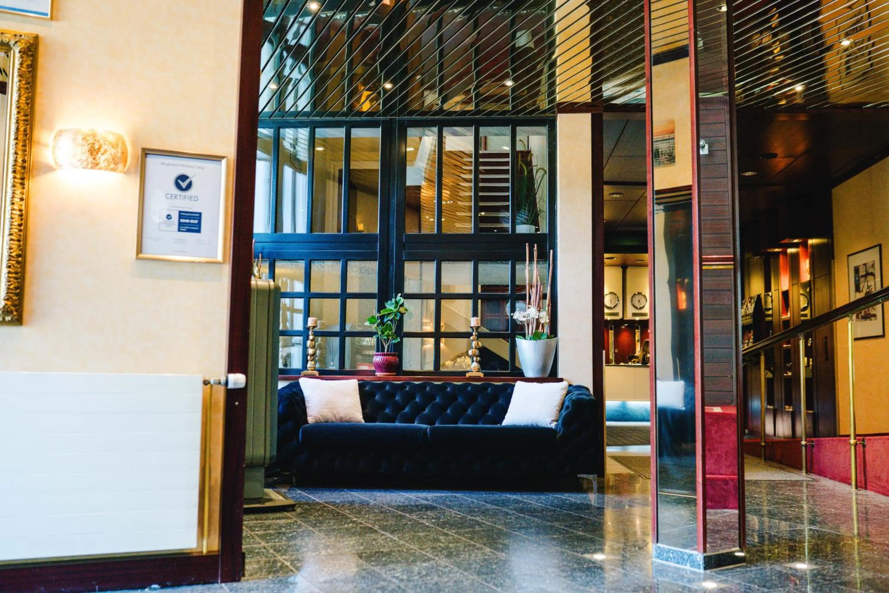 Lobby or reception in Fährhaus Farge Bremen