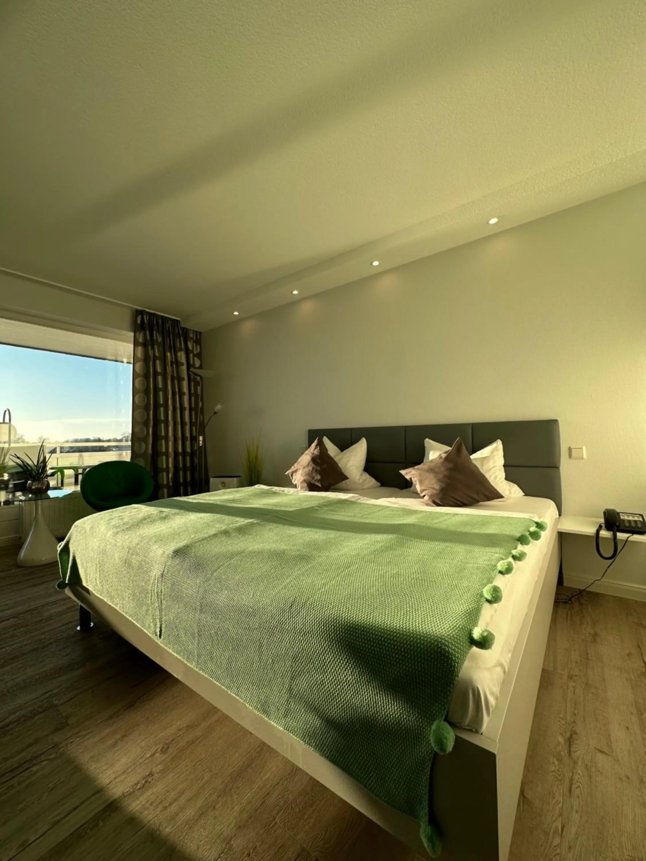 Photo of the whole room, Bed in Fährhaus Farge Bremen