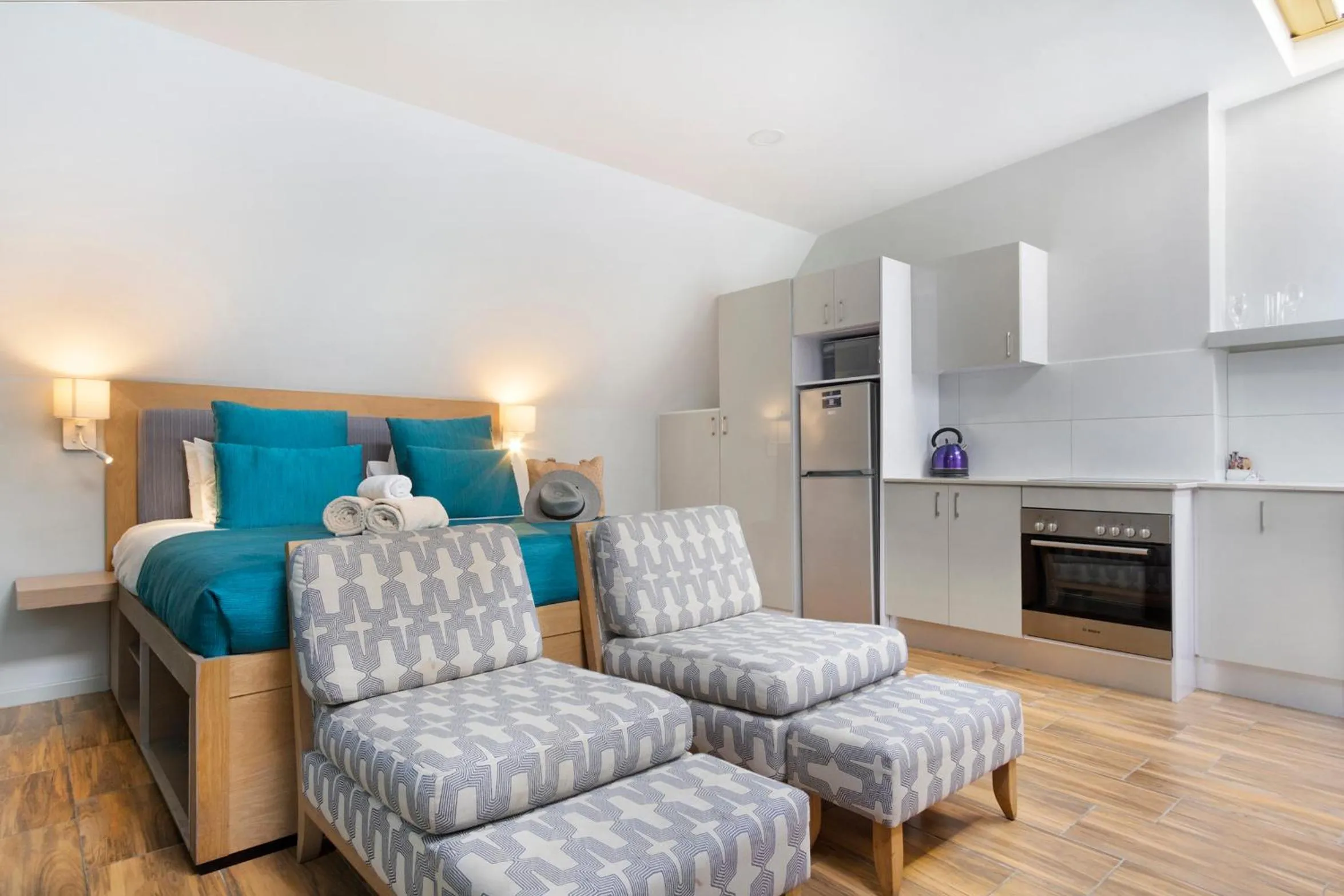 Living room in Urban Oasis Aparthotel