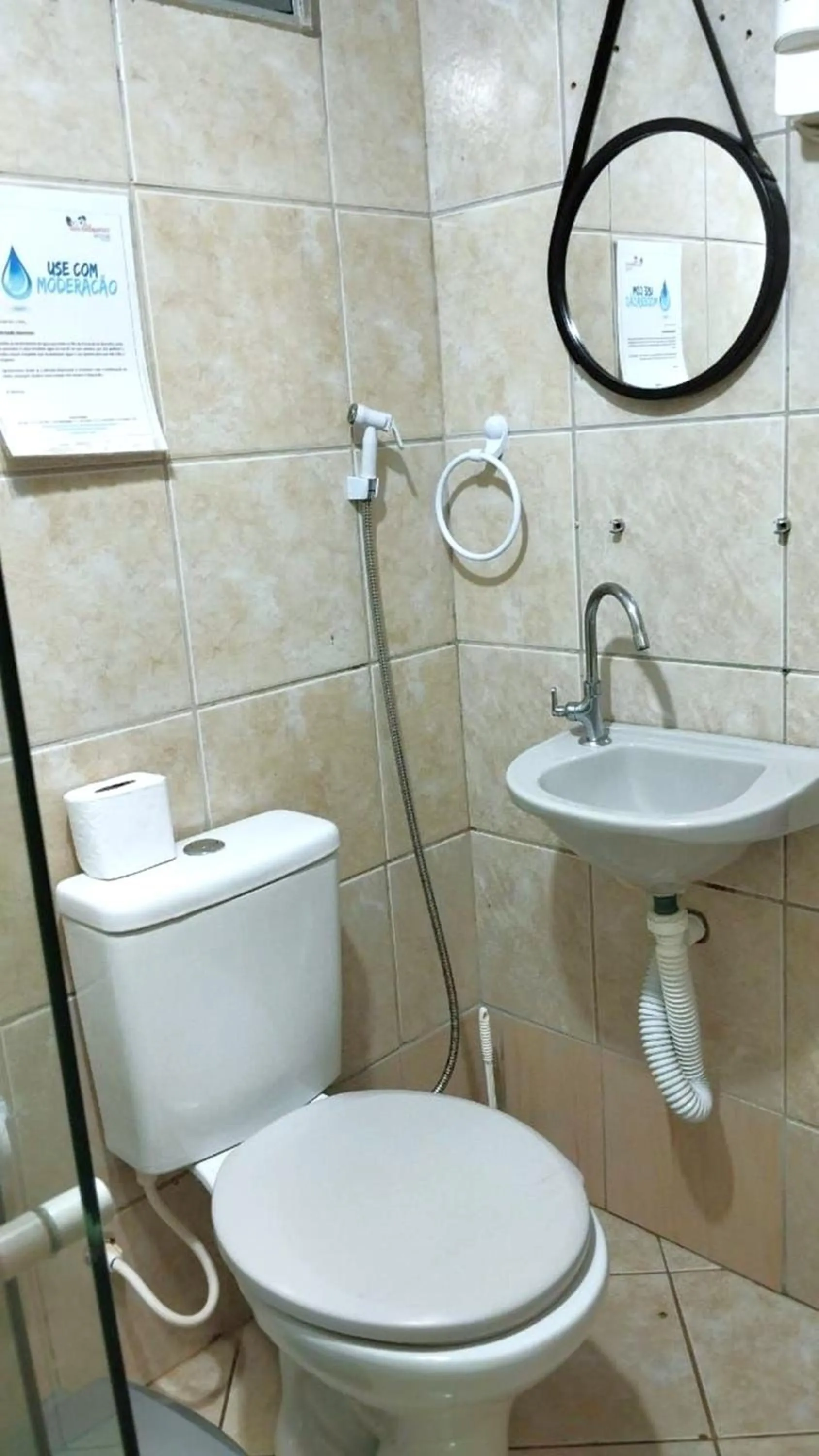 Bathroom in Pousada São Silmares