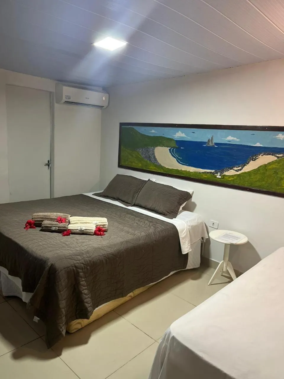 Bed in Pousada São Silmares