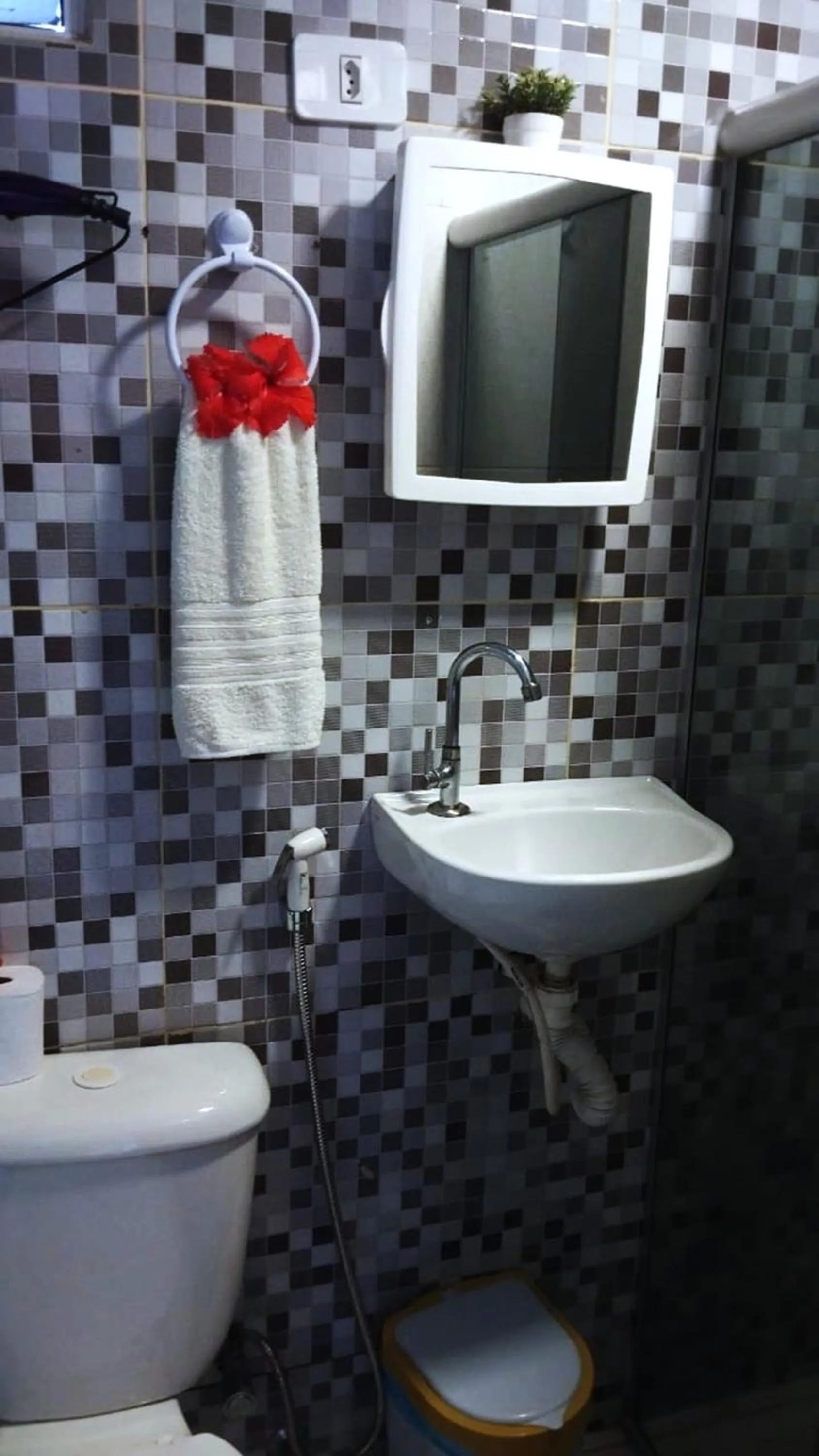 Bathroom in Pousada São Silmares