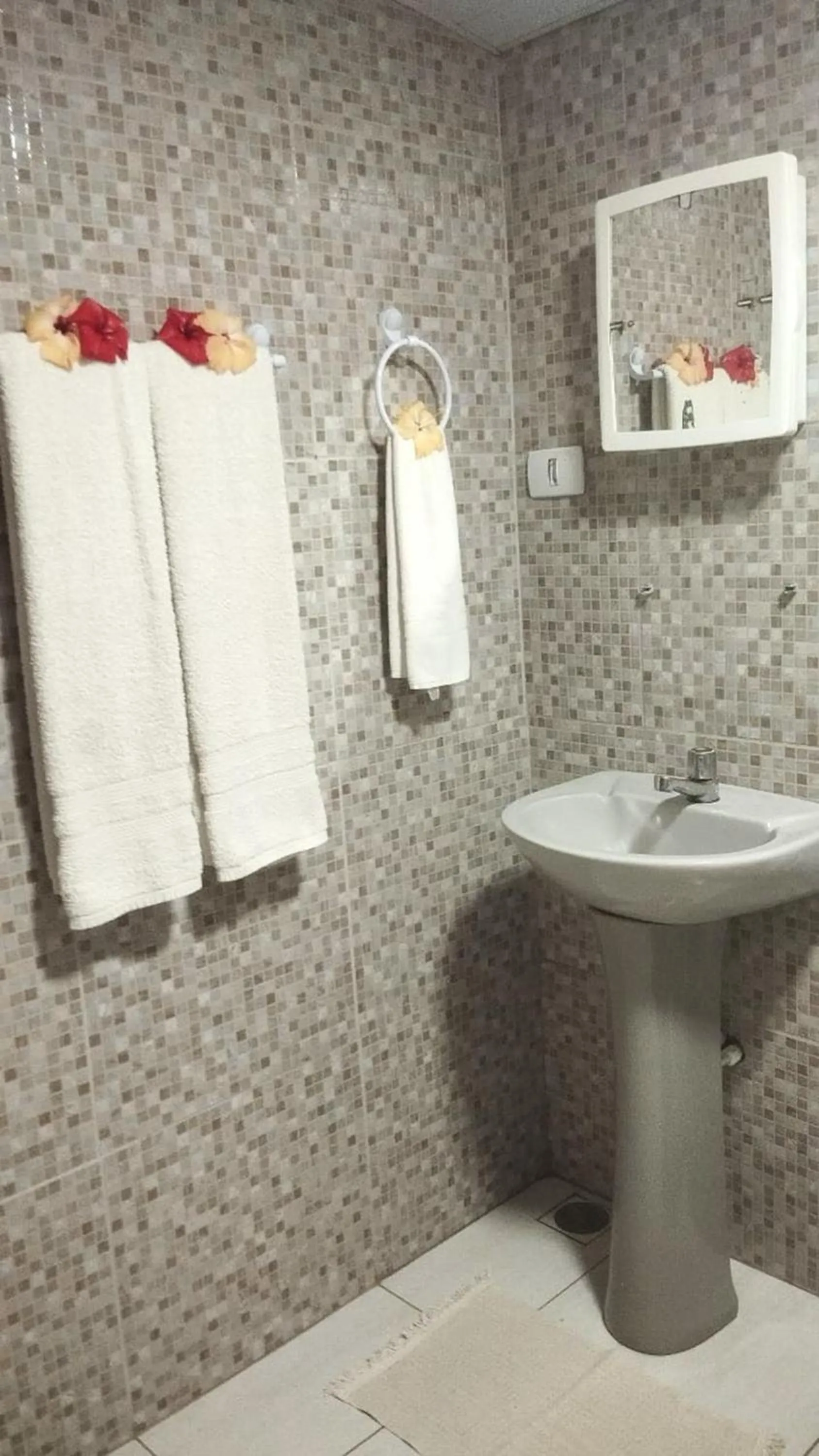 Bathroom in Pousada São Silmares