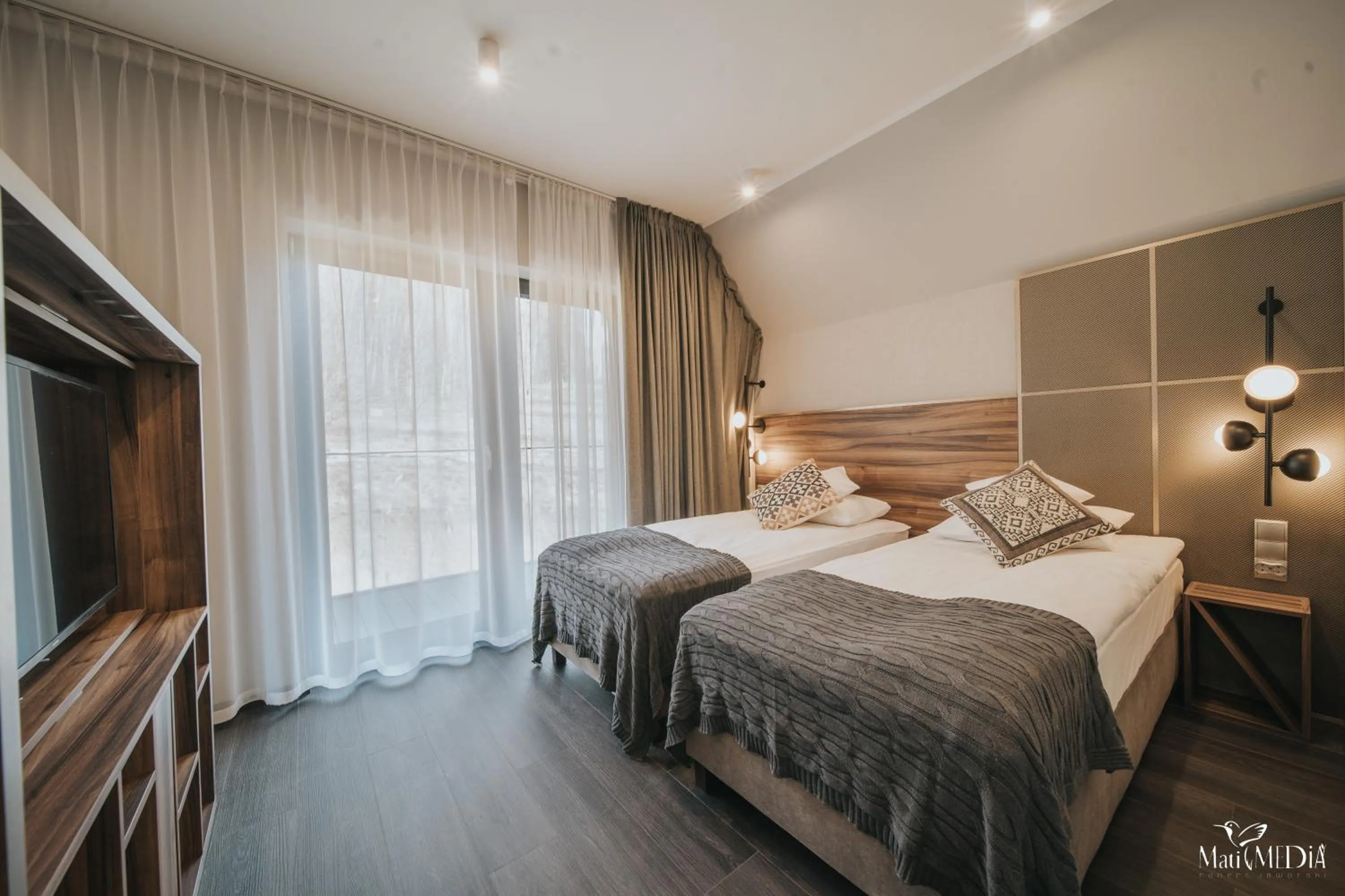 Bed in Lake Hill Karkonosze Apartments