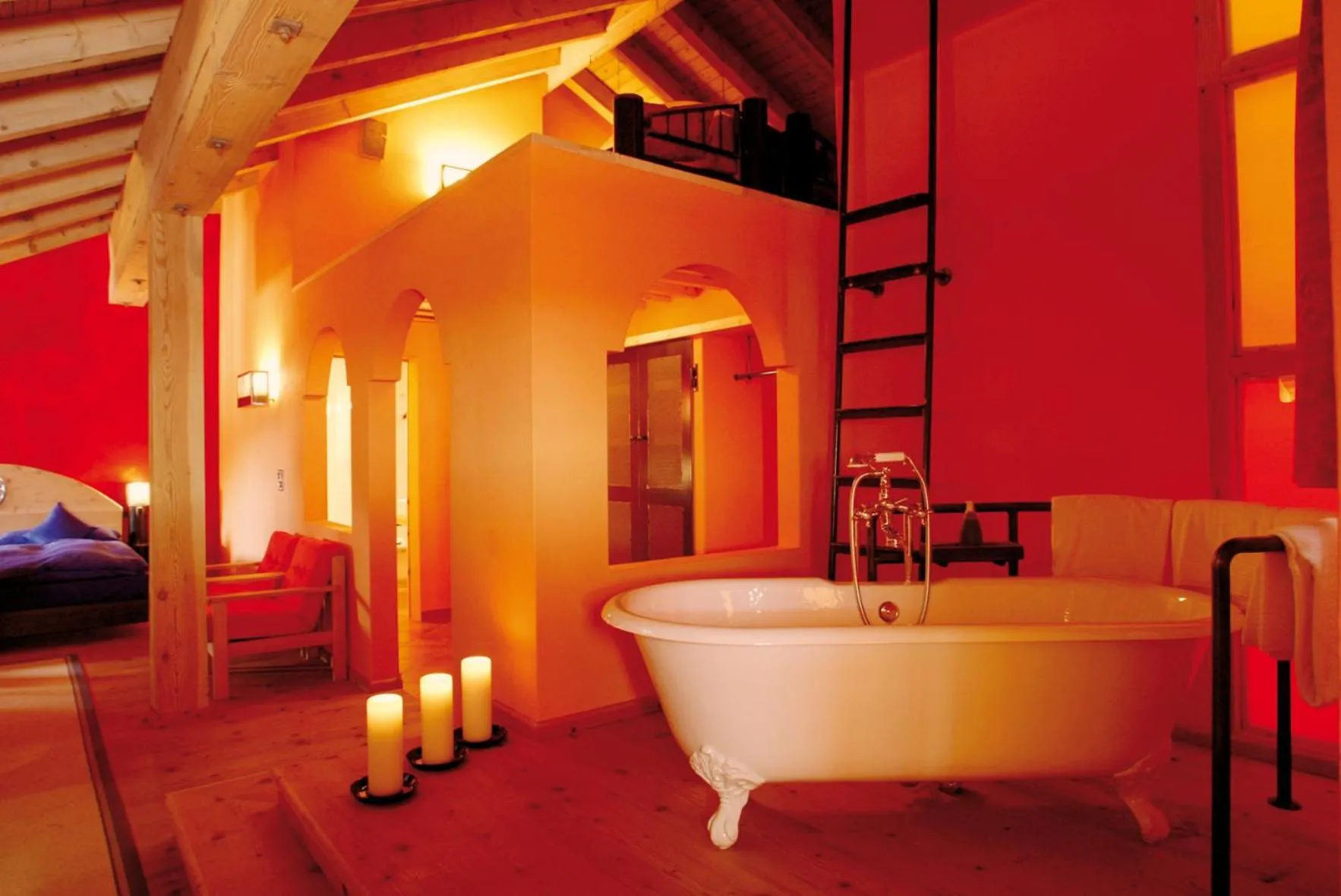 Bed in Arsa Lodge Silvaplana