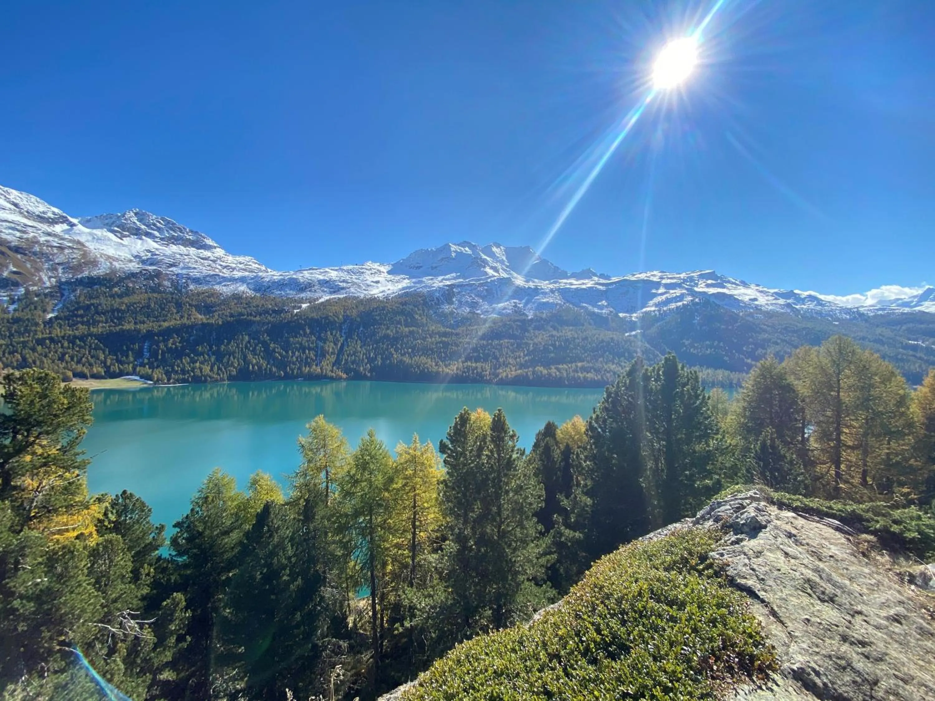 Natural landscape in Arsa Lodge Silvaplana