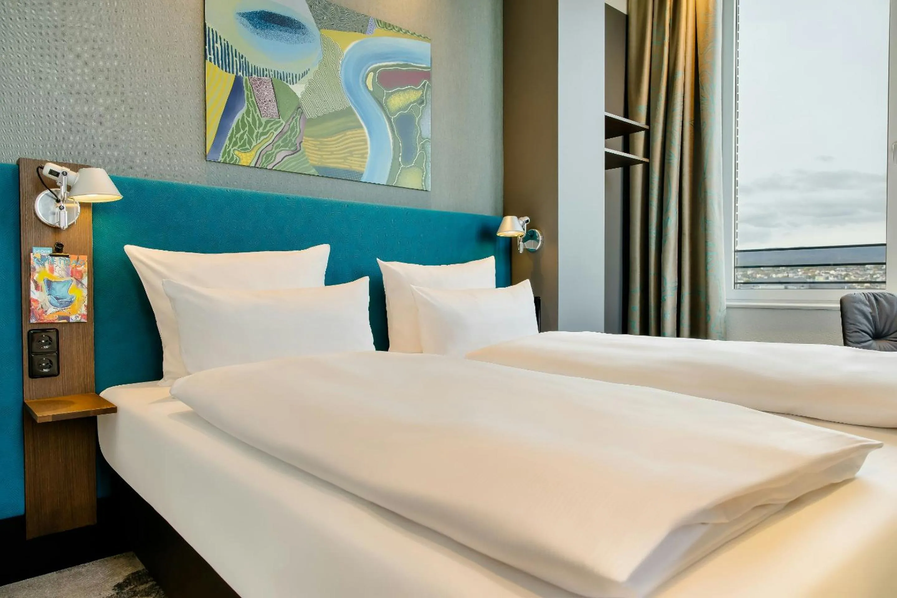 Bedroom, Bed in Motel One Wiesbaden