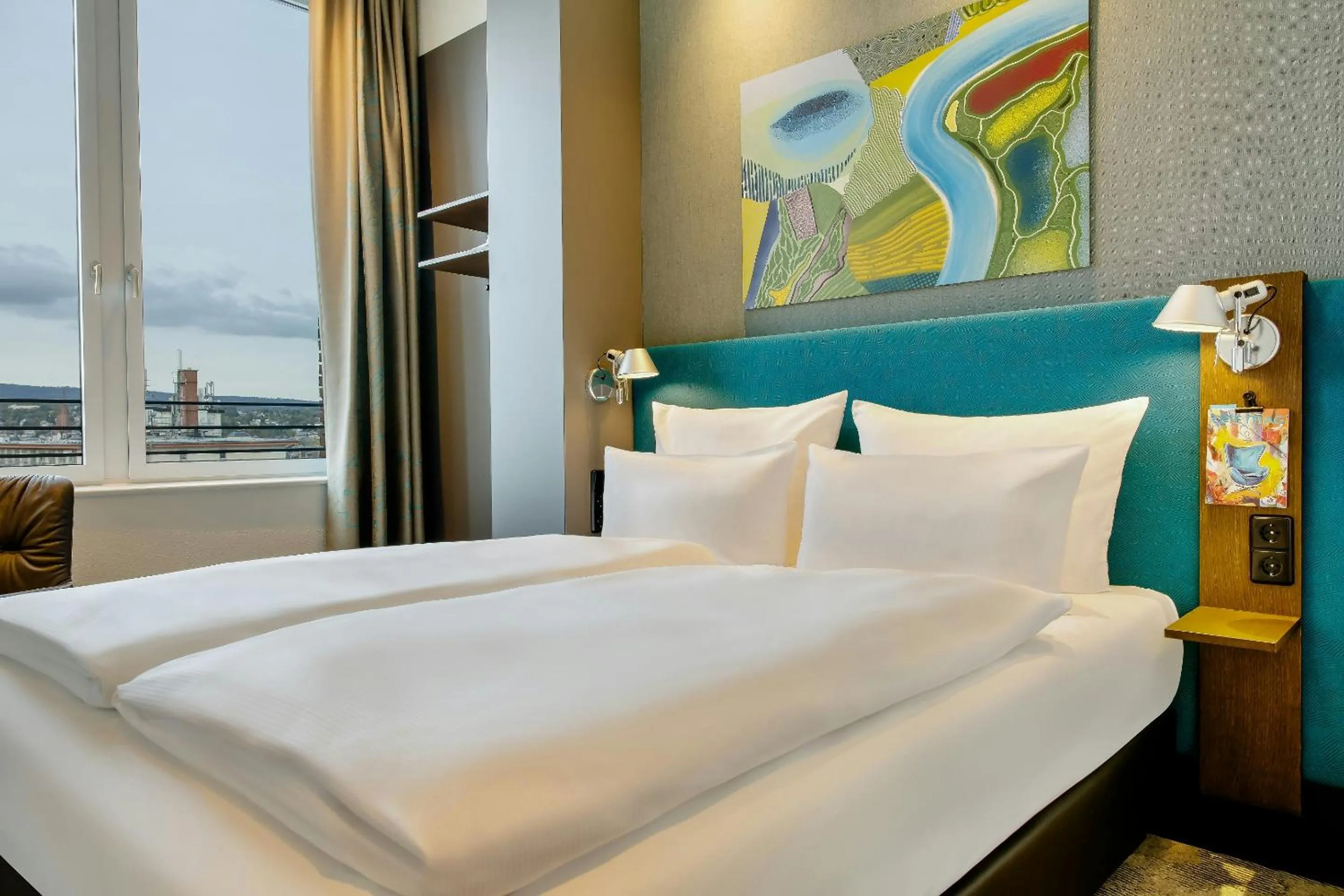 Bedroom, Bed in Motel One Wiesbaden