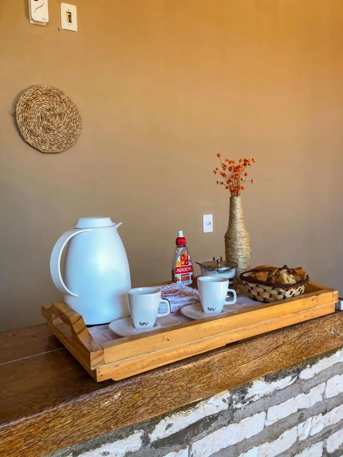 Decorative detail in Uru Pousada