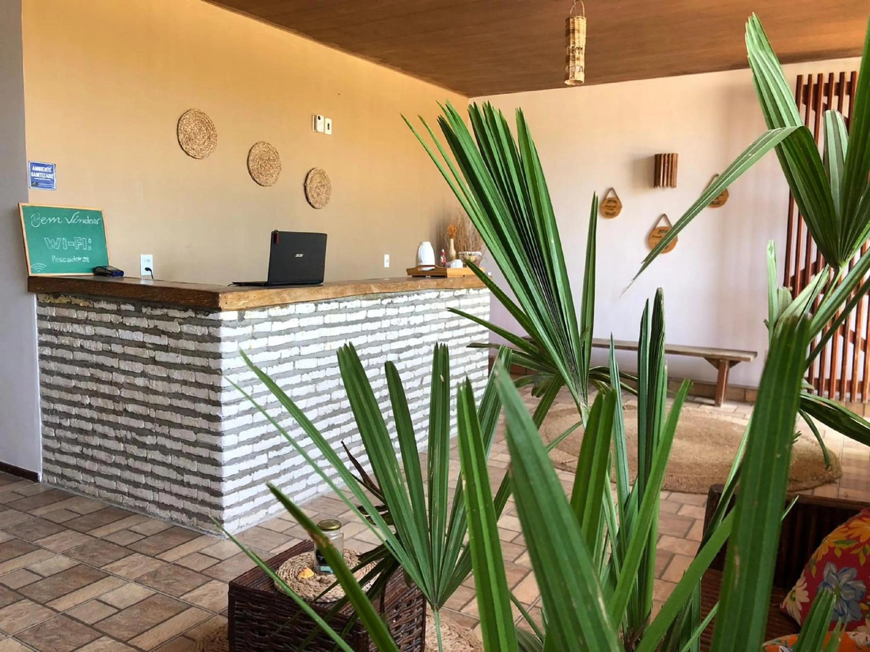 Lobby or reception in Uru Pousada