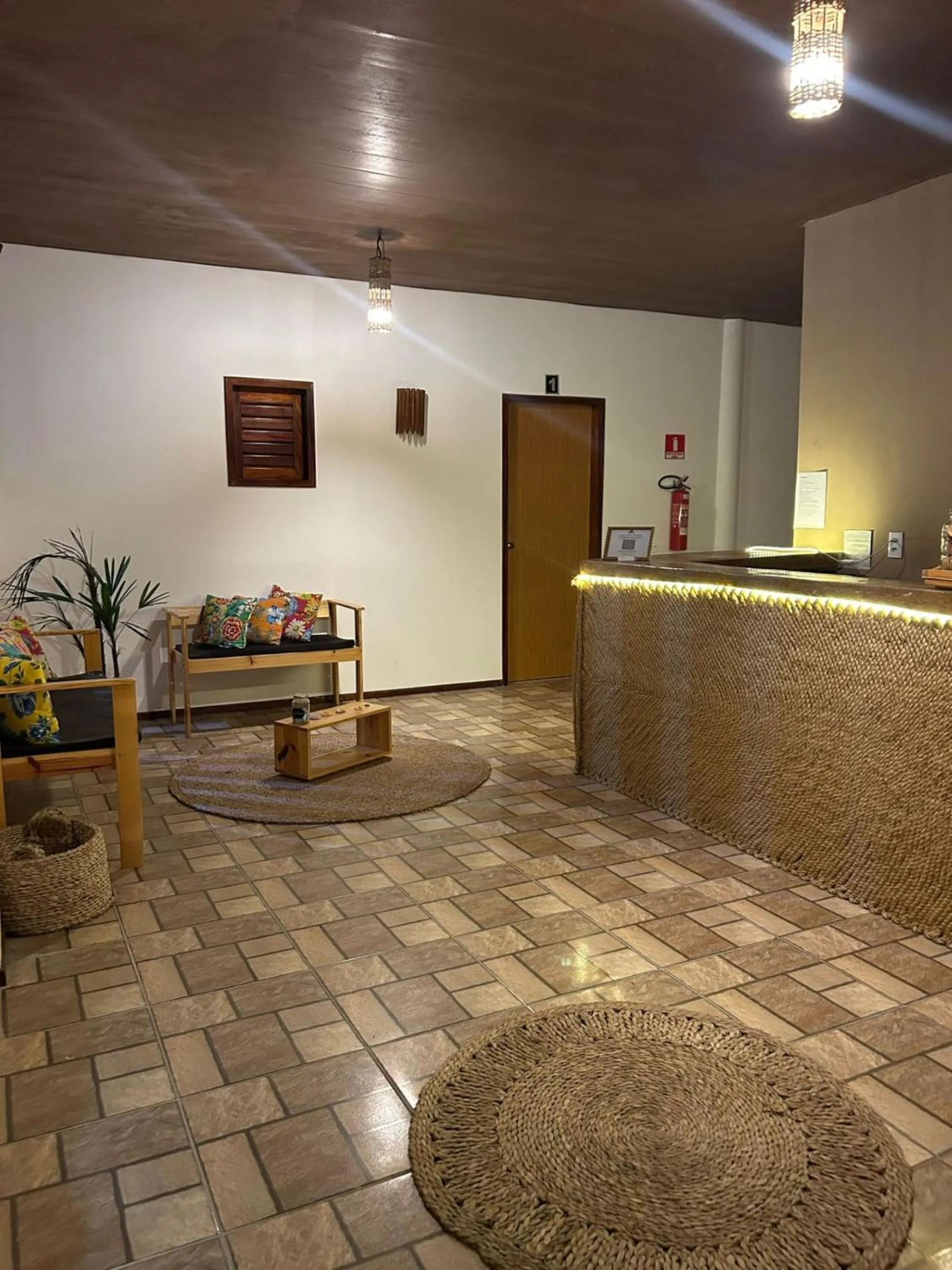 Lobby or reception in Uru Pousada