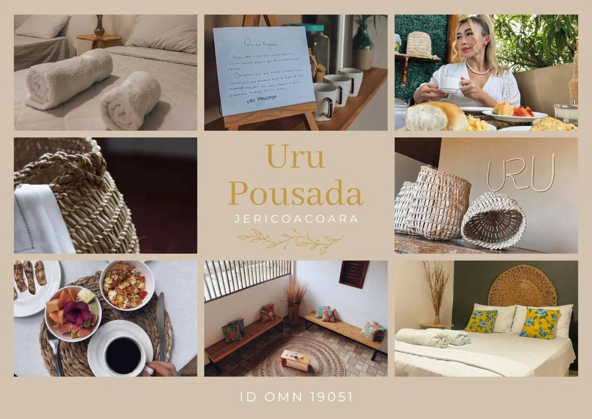 Decorative detail in Uru Pousada