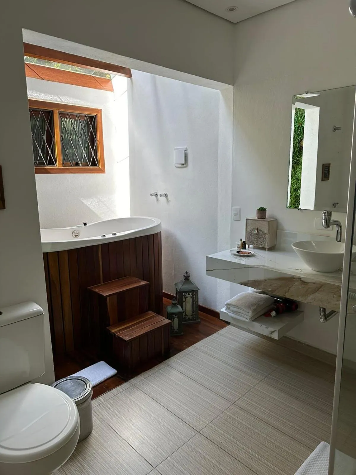 Shower in Pousada das Lavandas