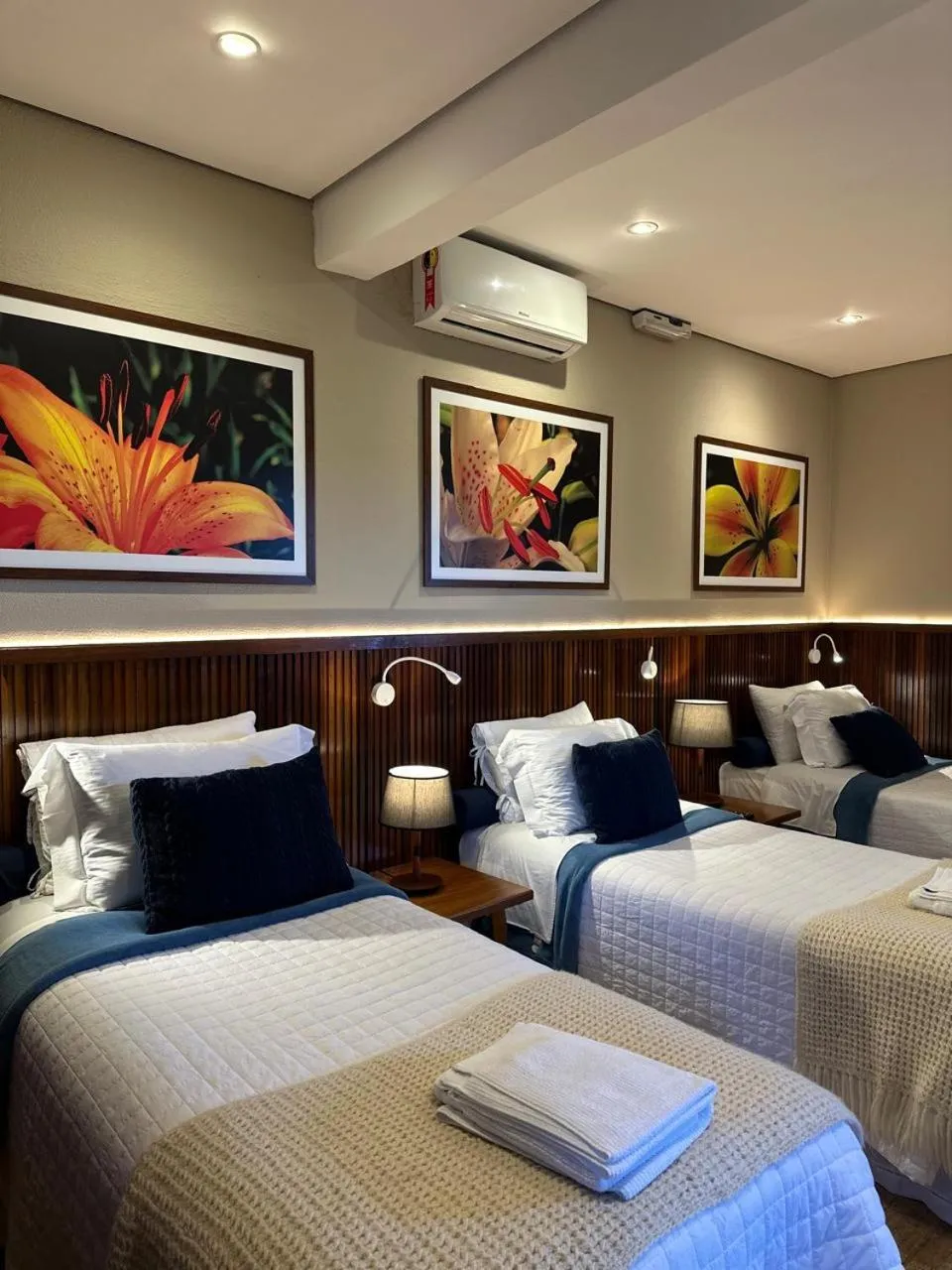 Bed in Pousada das Lavandas