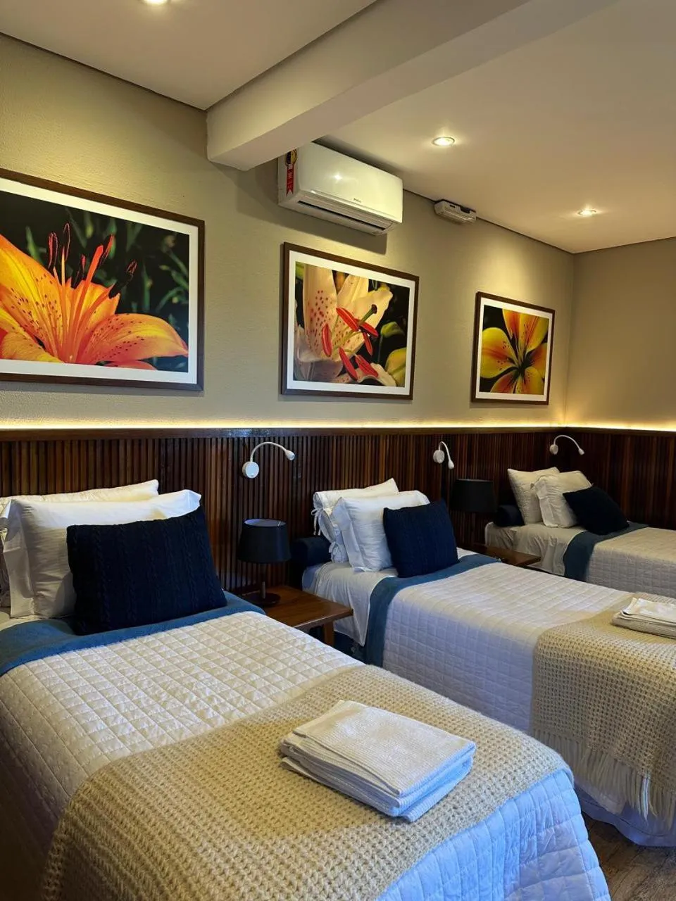 Bed in Pousada das Lavandas