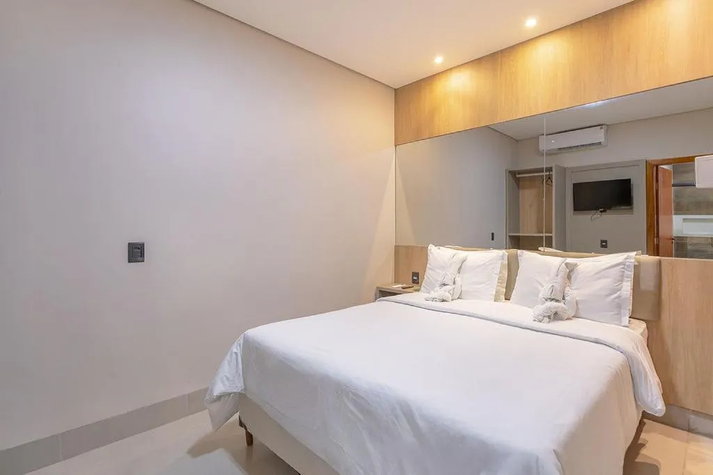 Bedroom, Bed in Pousada Villas - Bonito