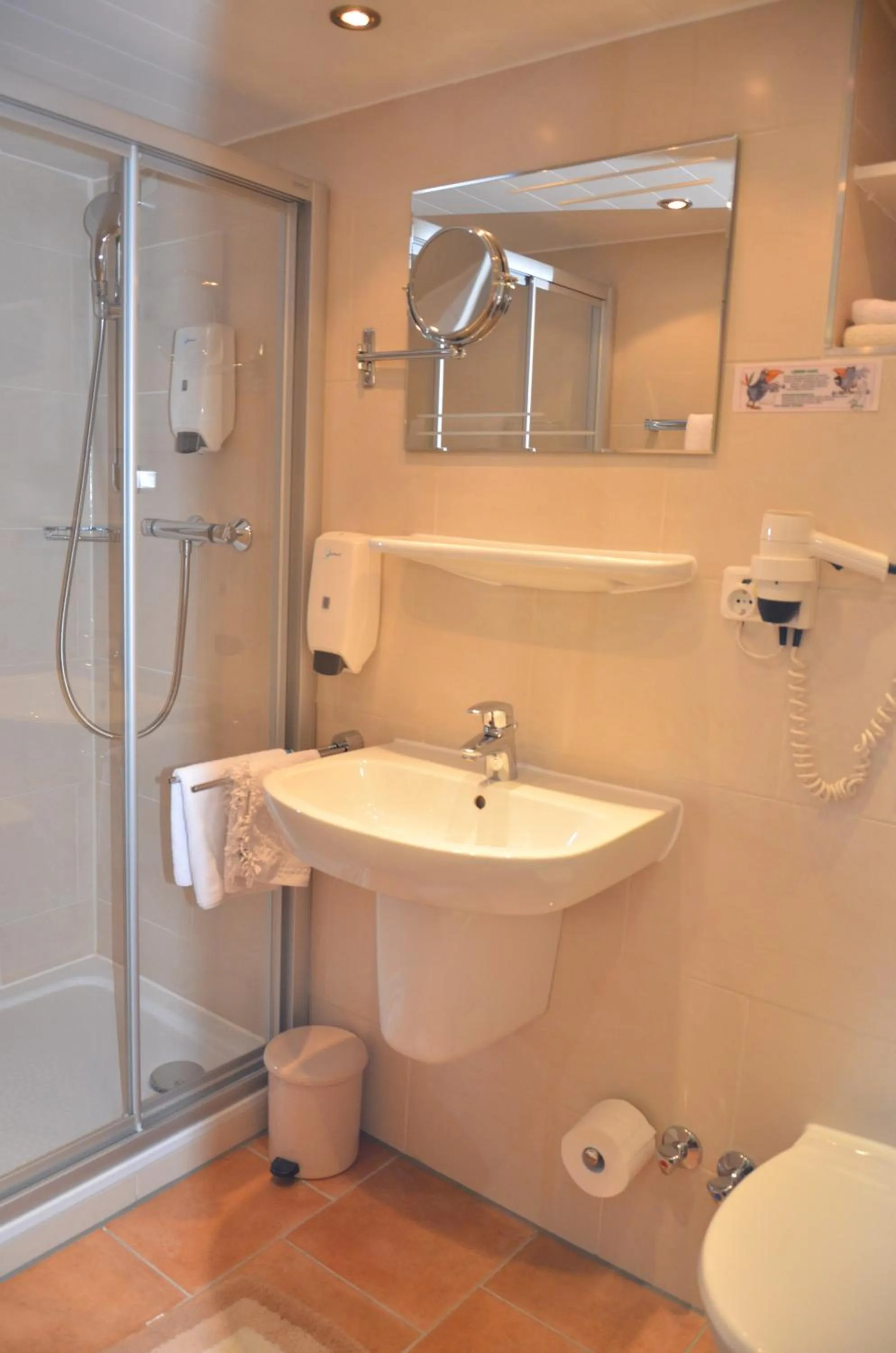 Bathroom in Hotel Waldersee