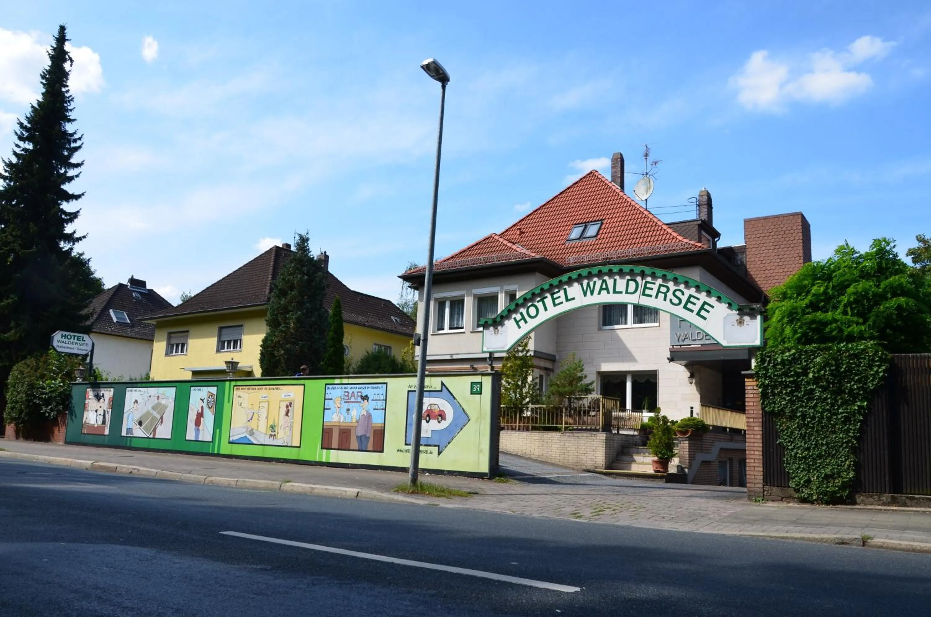 Facade/entrance in Hotel Waldersee
