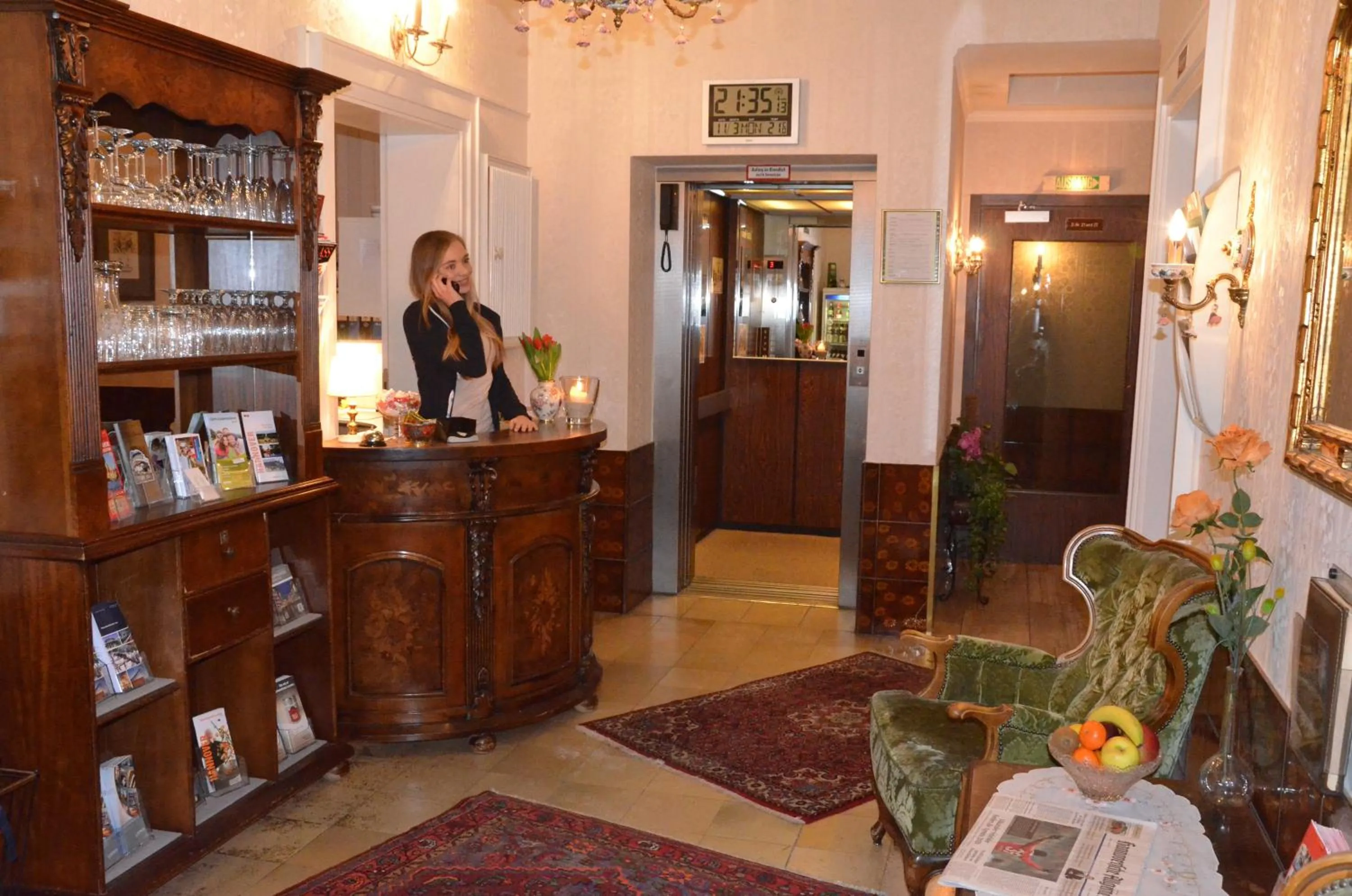 Lobby or reception in Hotel Waldersee