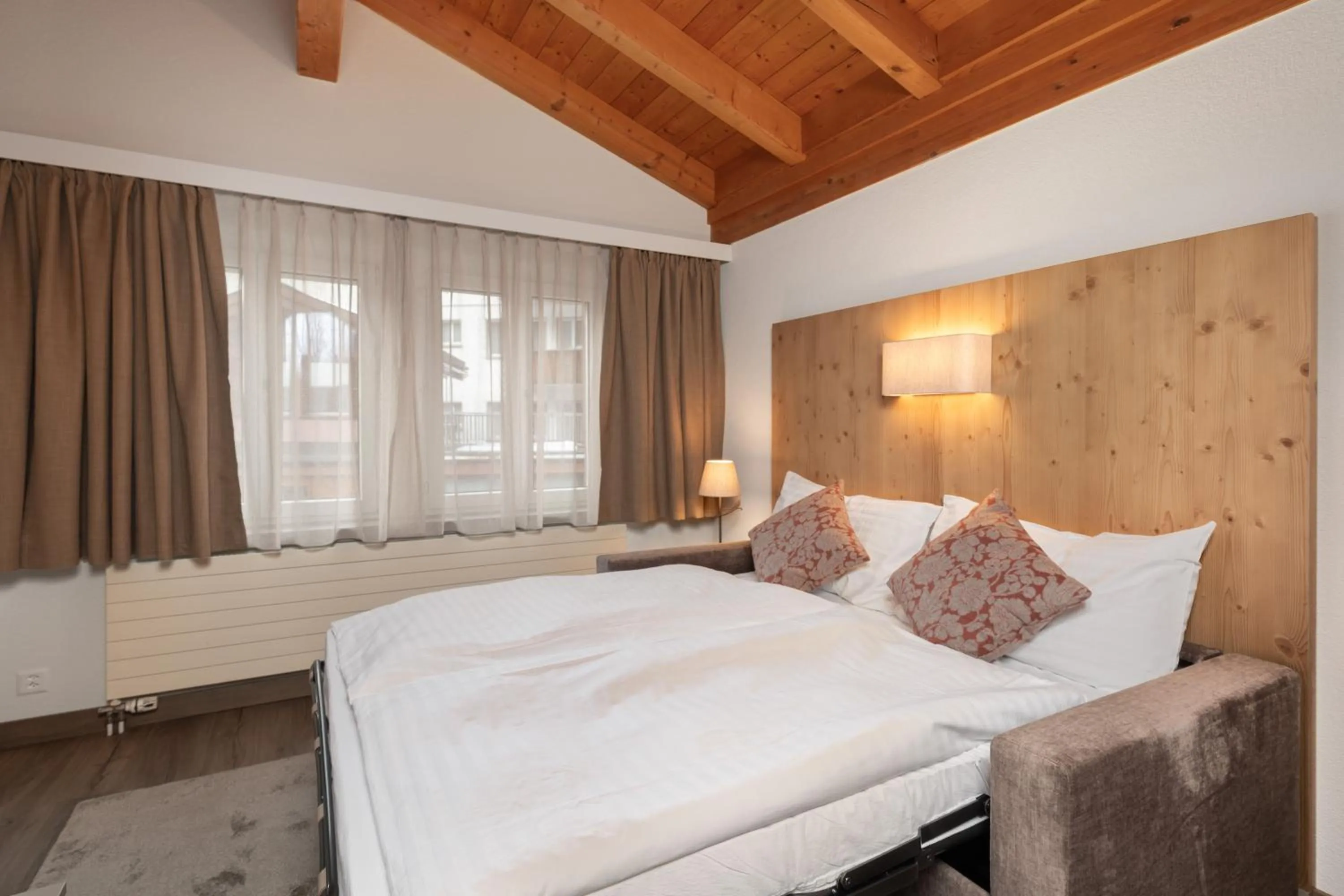 Bed in Hotel Grindelwalderhof