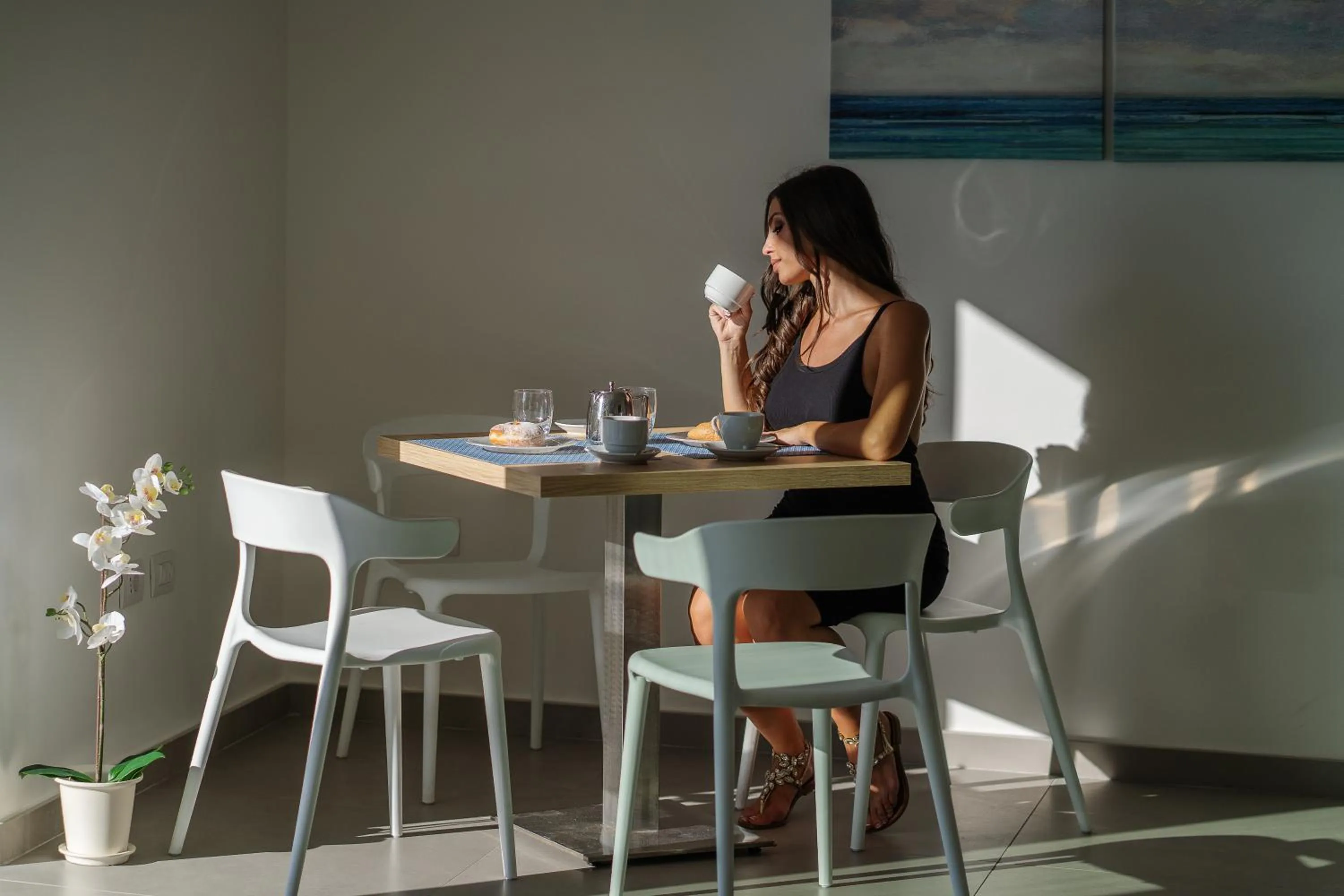 Communal lounge/ TV room in Villa Ariele