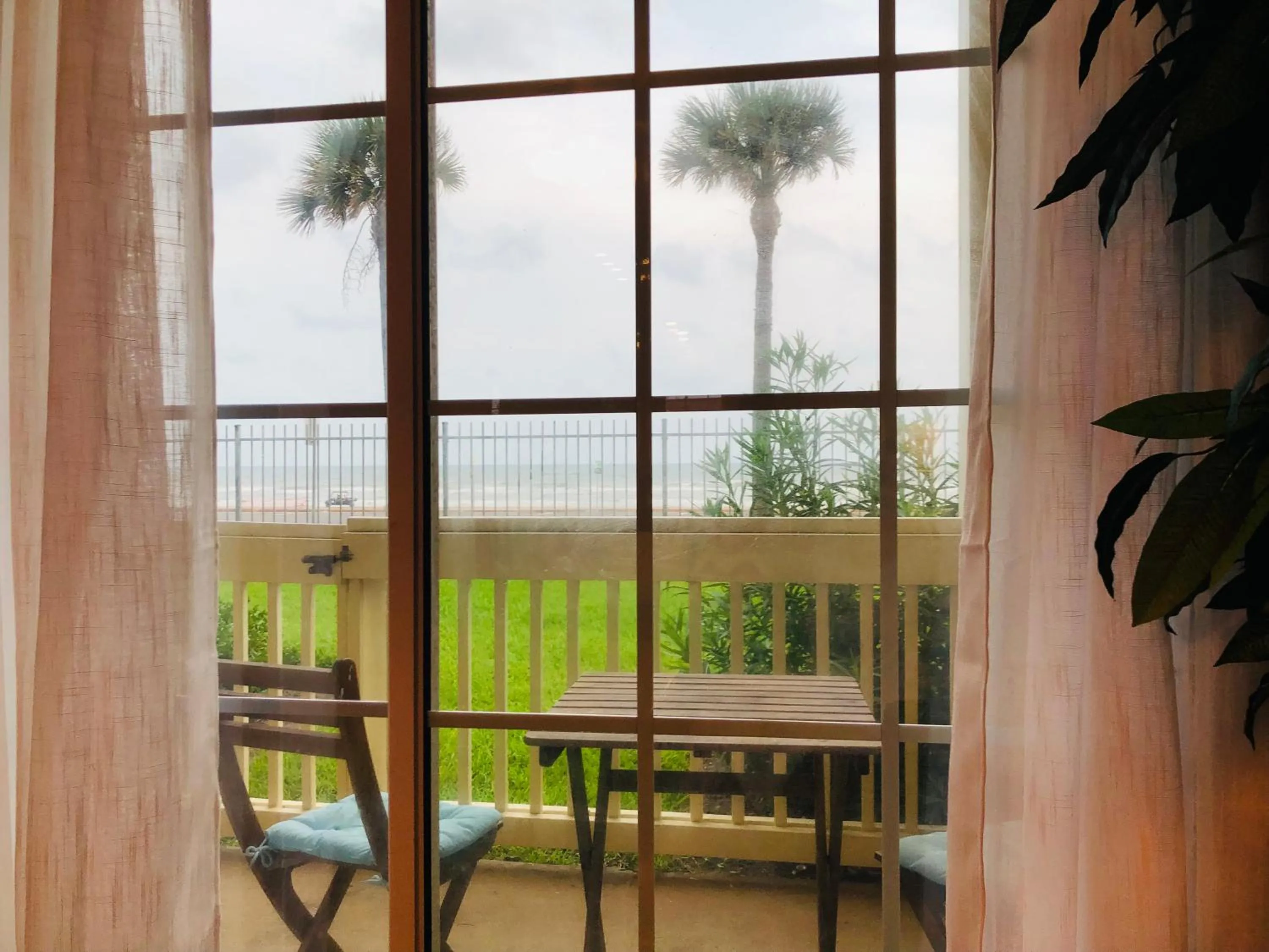 Balcony/Terrace in The Dawn Oceanfront Condo on Seawall Blvd