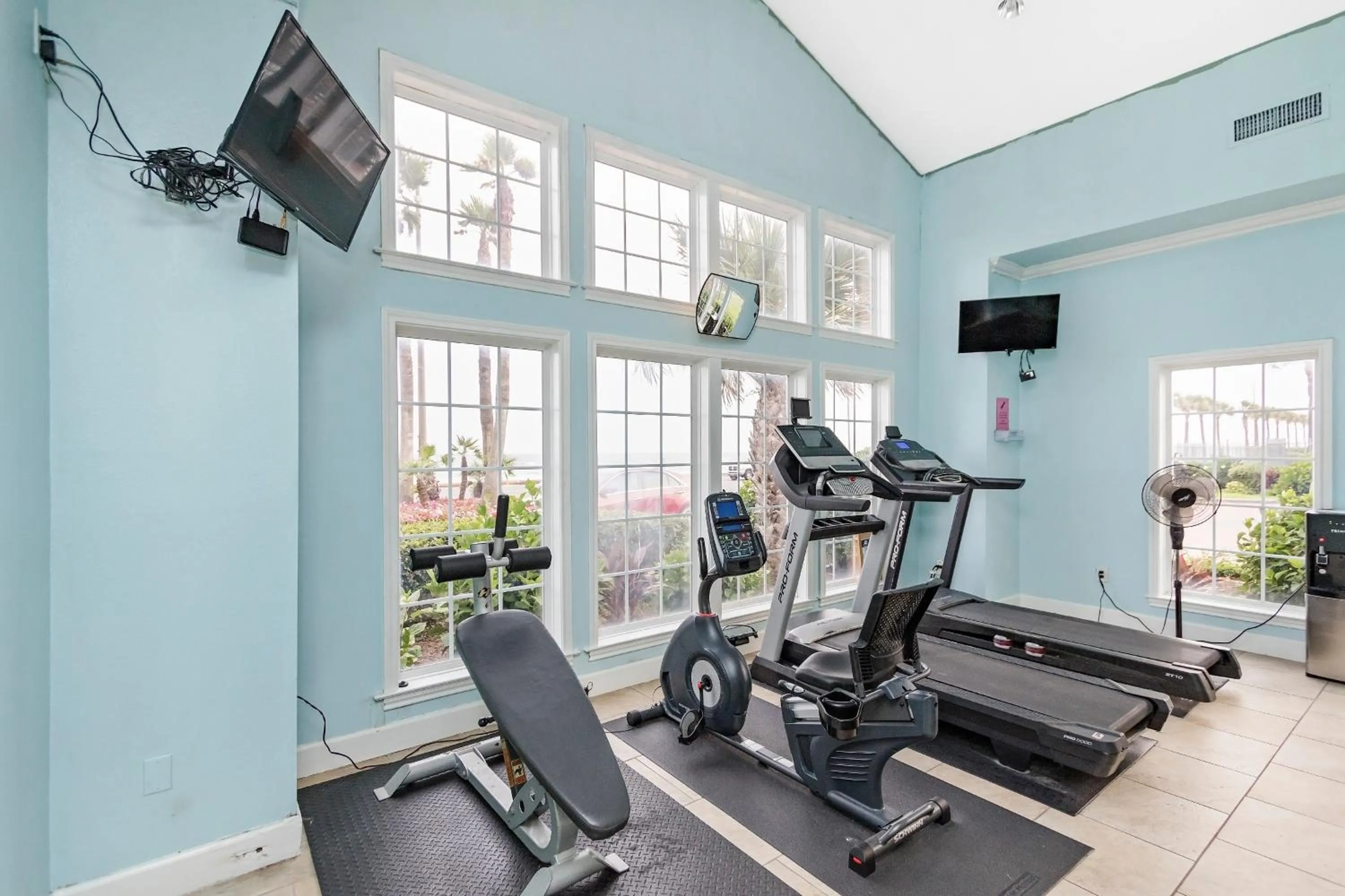 Fitness centre/facilities in The Dawn Oceanfront Condo on Seawall Blvd