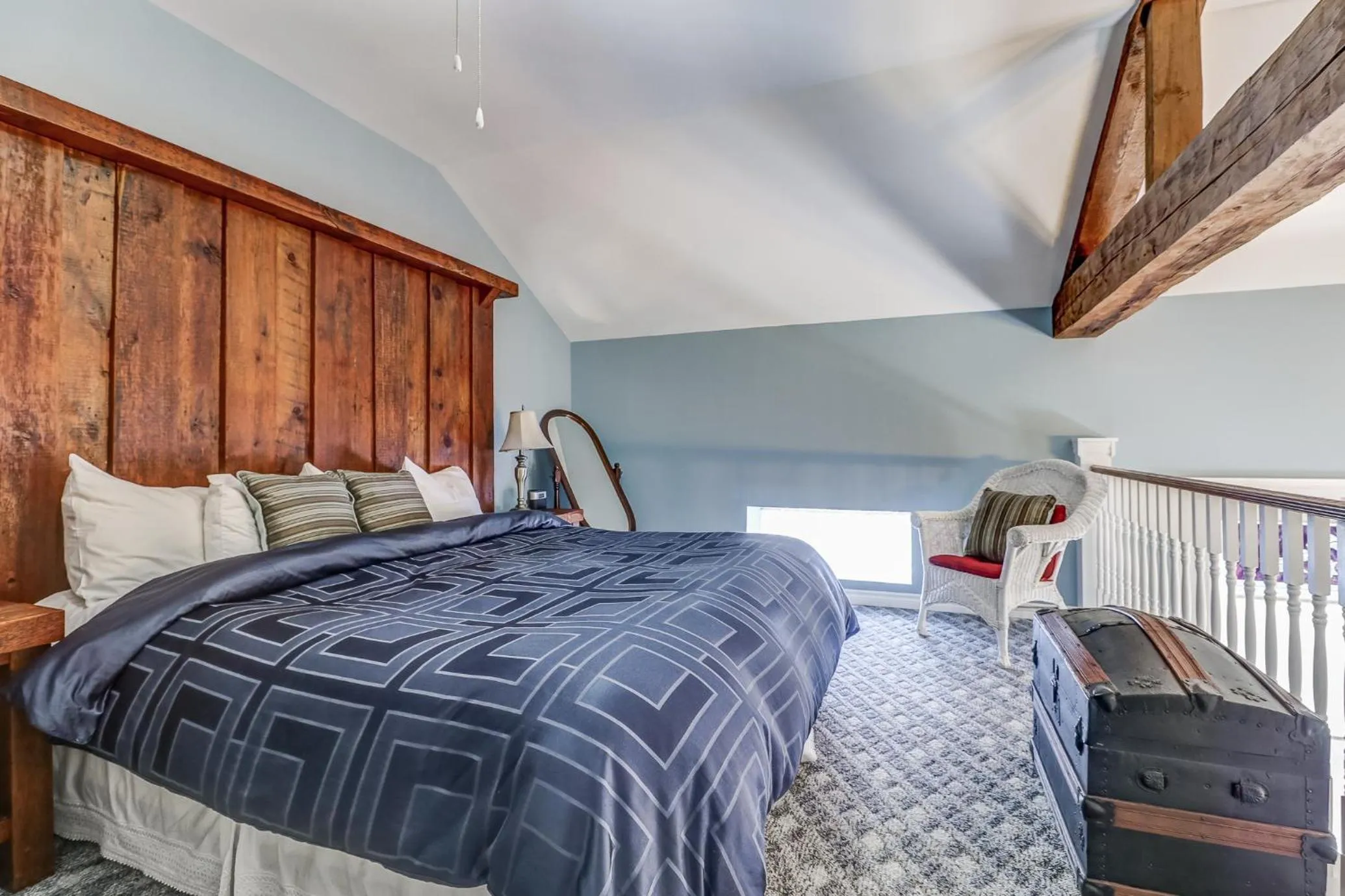 Bed in School House Bed and Breakfast C.1859