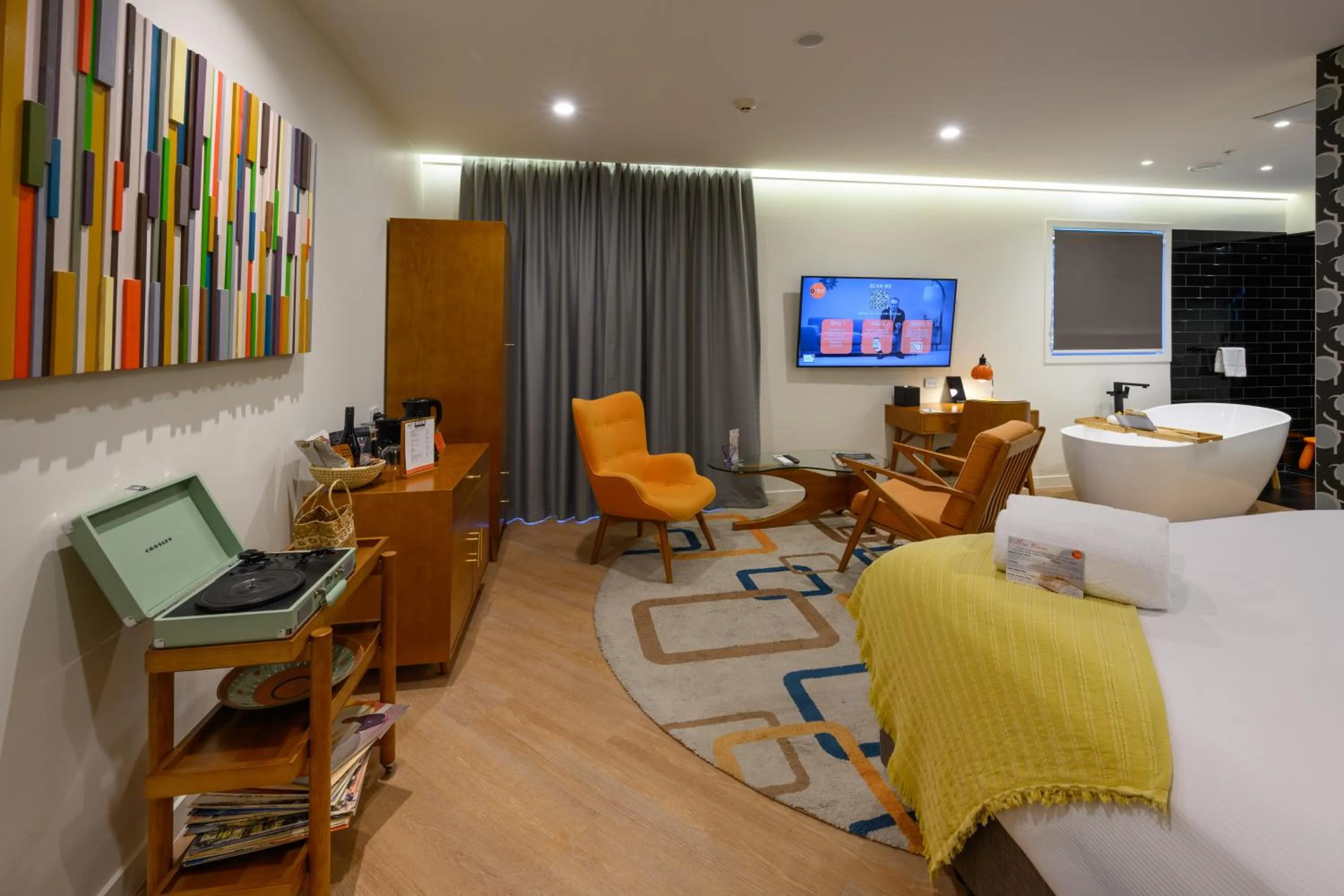 Bed in Ohtel Auckland