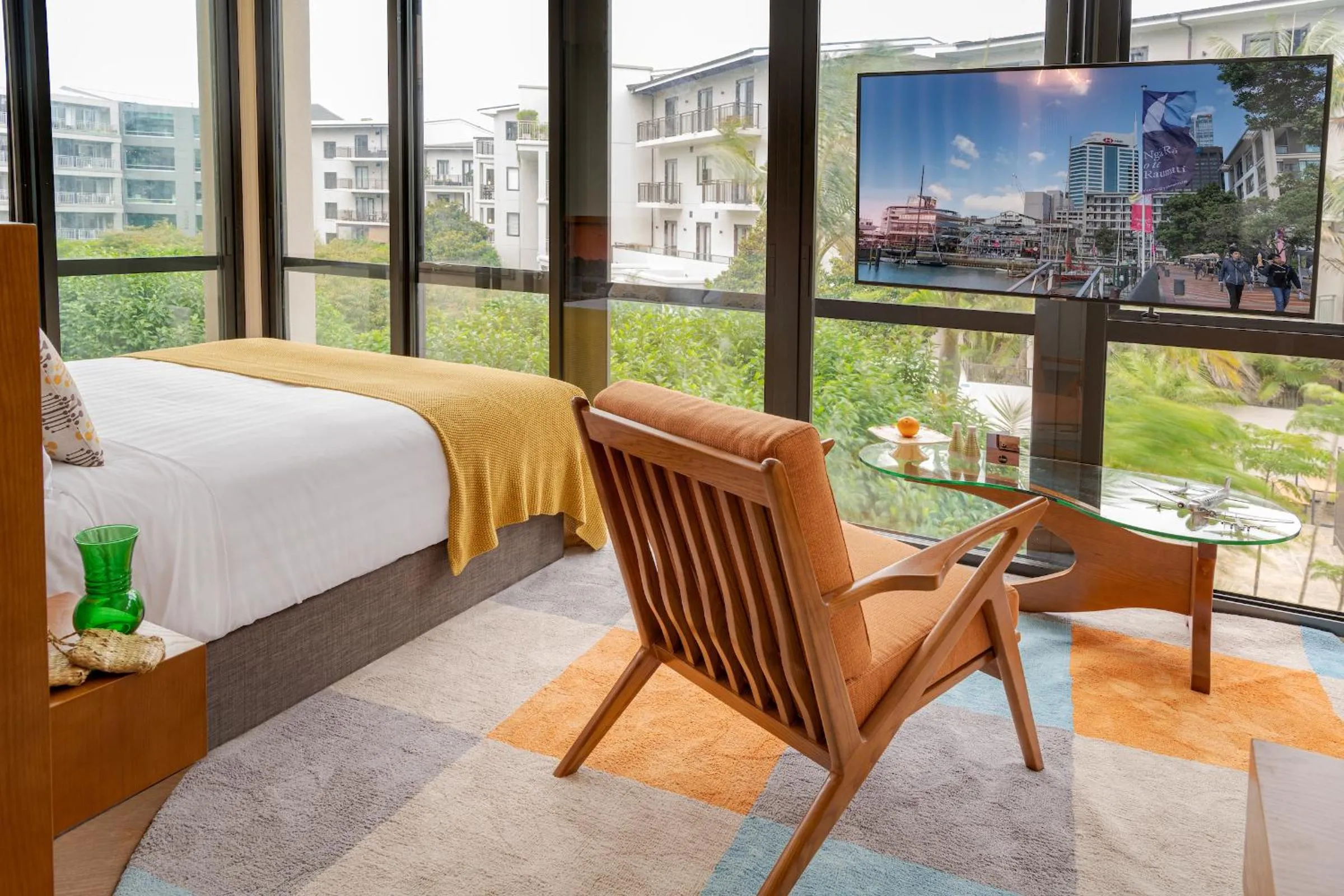 Bedroom, Bed in Ohtel Auckland