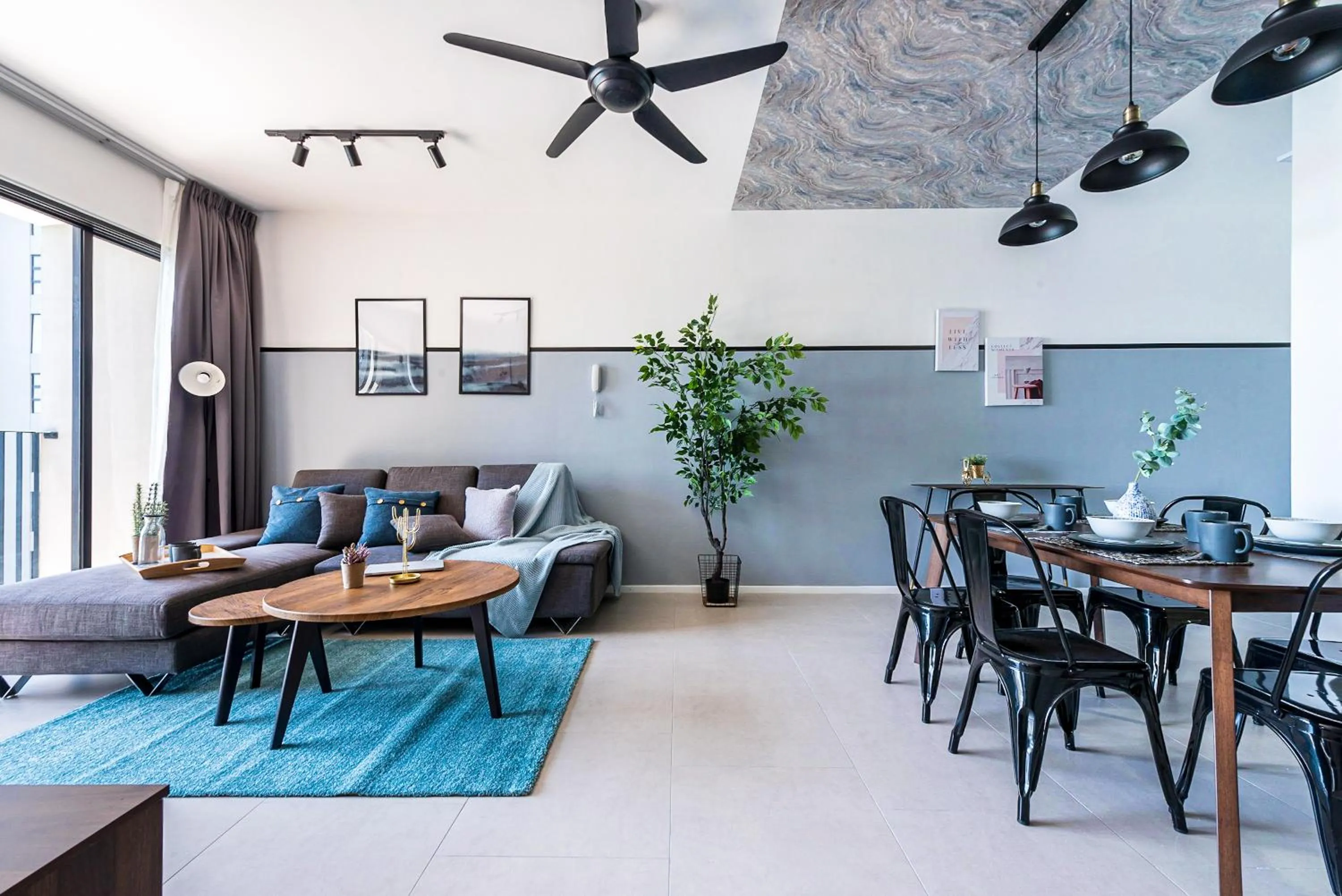 Living room in Time To Relax v 3BR Geo Bukit Rimau,Shah Alam by Verano