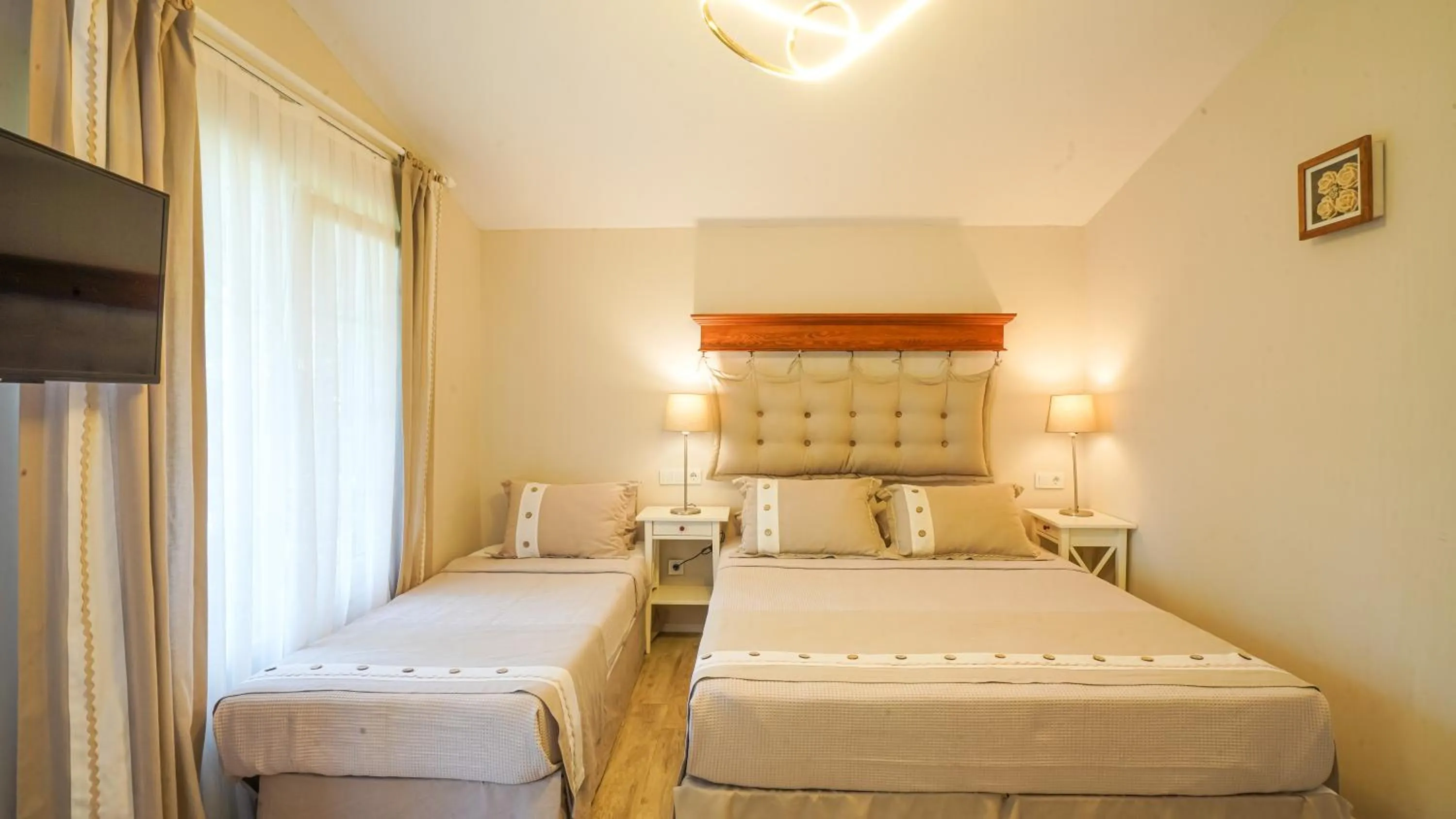 Bedroom, Bed in Datça Dirik Surf Beach Hotel