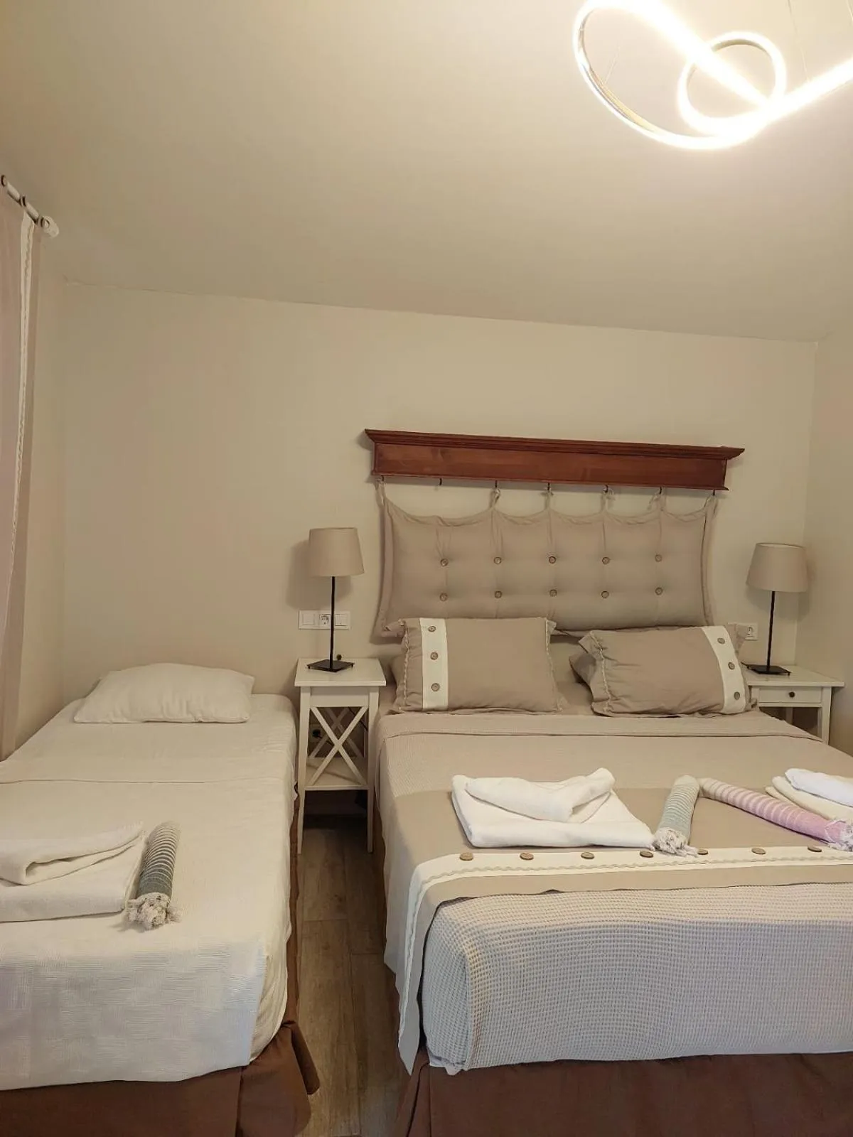 Bed in Datça Dirik Surf Beach Hotel