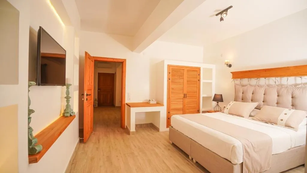 TV and multimedia, Bed in Datça Dirik Surf Beach Hotel