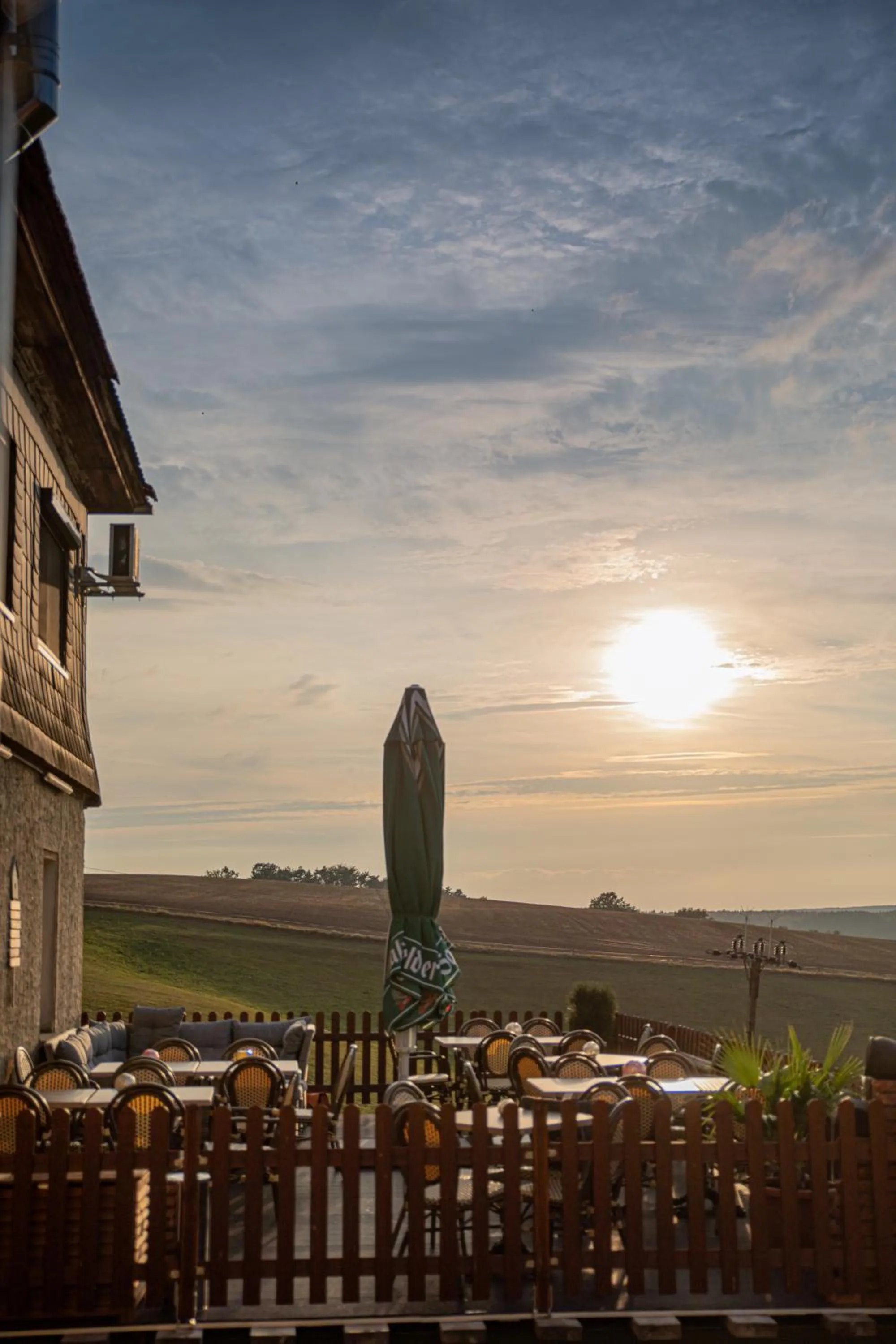 Balcony/Terrace in Gaststätte und Pension Zur Einkehr